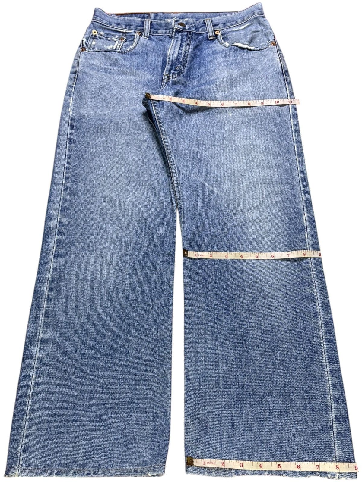 Levi's Vintage 90s Levis 506 Blue Wash Loose Baggy Jeans Size US 29 - 13 Thumbnail
