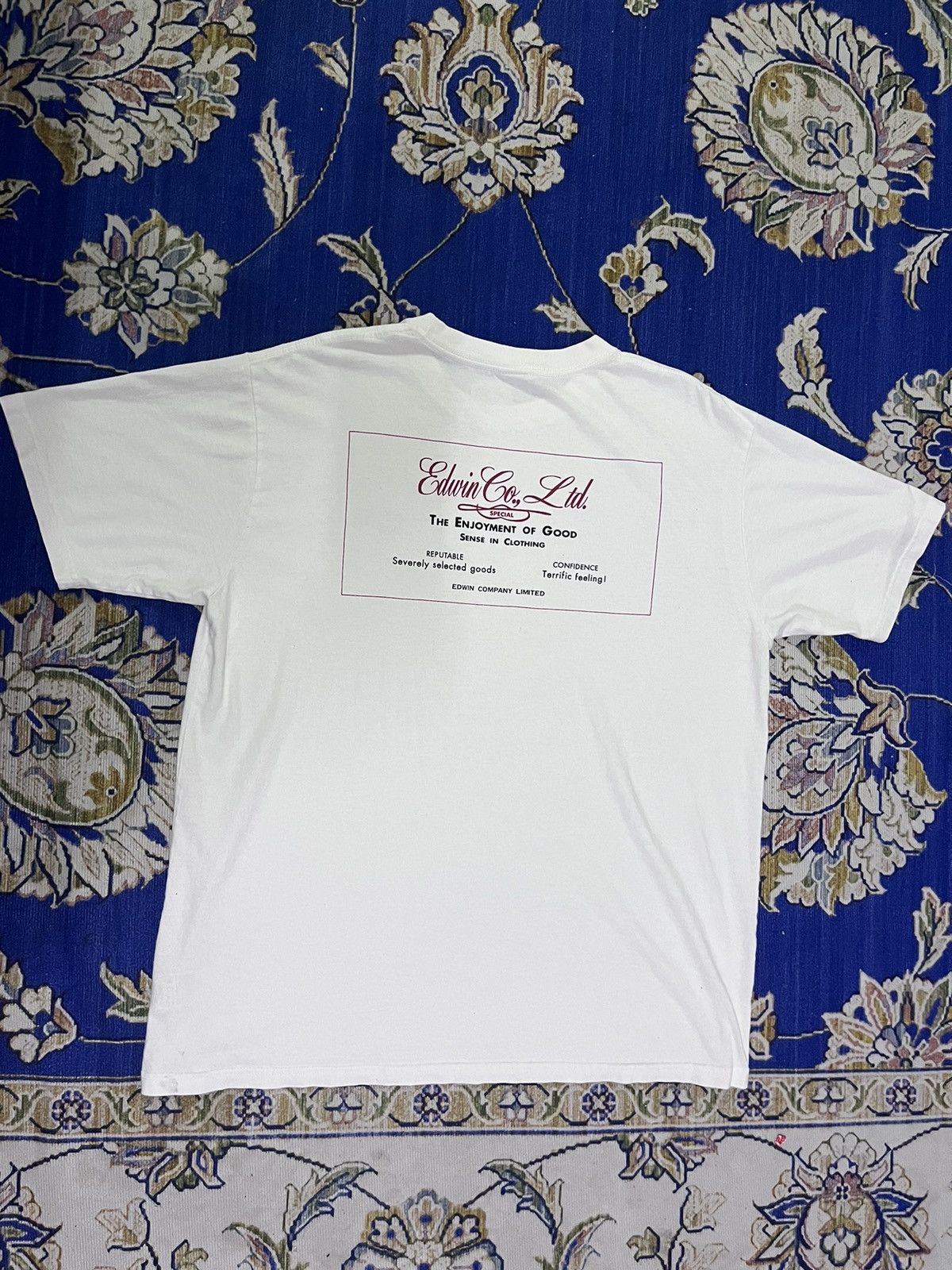 Edwin × Japanese Brand Mens T Shirt Edwin Size XL Size US XL / EU 56 / 4 - 4 Thumbnail