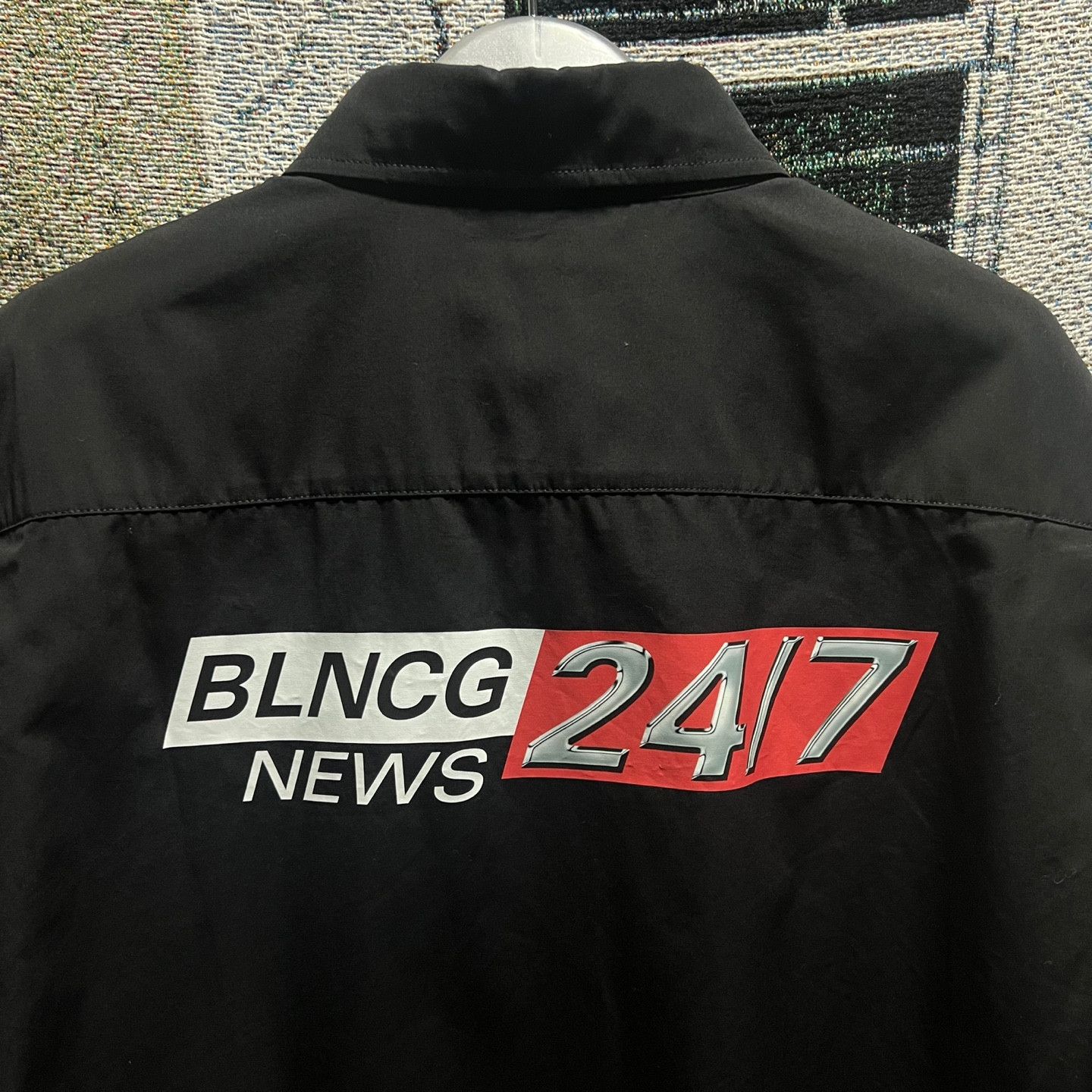 Balenciaga (SOLD OUT)Balenciaga News Logo 24/7 Short Sleeve Shirt Size US L / EU 52-54 / 3 - 6 Thumbnail