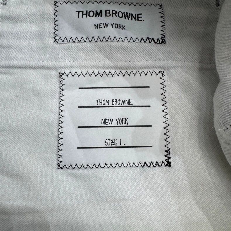 Thom Browne Thom Browne size1 Black and white striped shorts Size US 26 / EU 42 - 3 Thumbnail