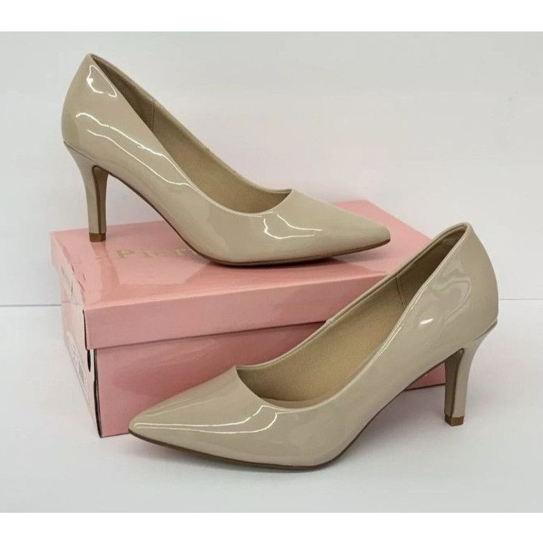 Other PIERRE DUMAS / Bloom-1 / Beige / Patent / Leather / Pointed Size US 10 / IT 40 - 6 Thumbnail