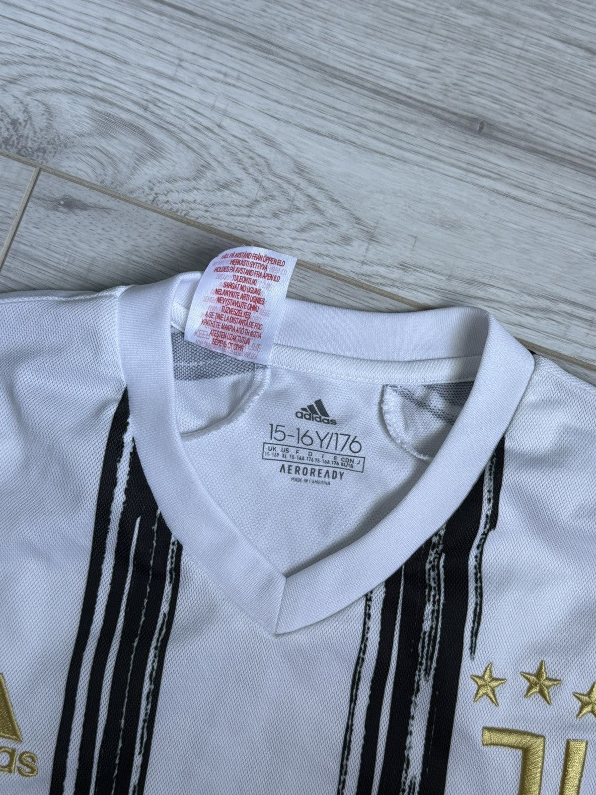 Adidas Juventus 2020/21 Home Jersey Adidas Jeep Sponsor Gold Logo Size US S / EU 44-46 / 1 - 3 Thumbnail