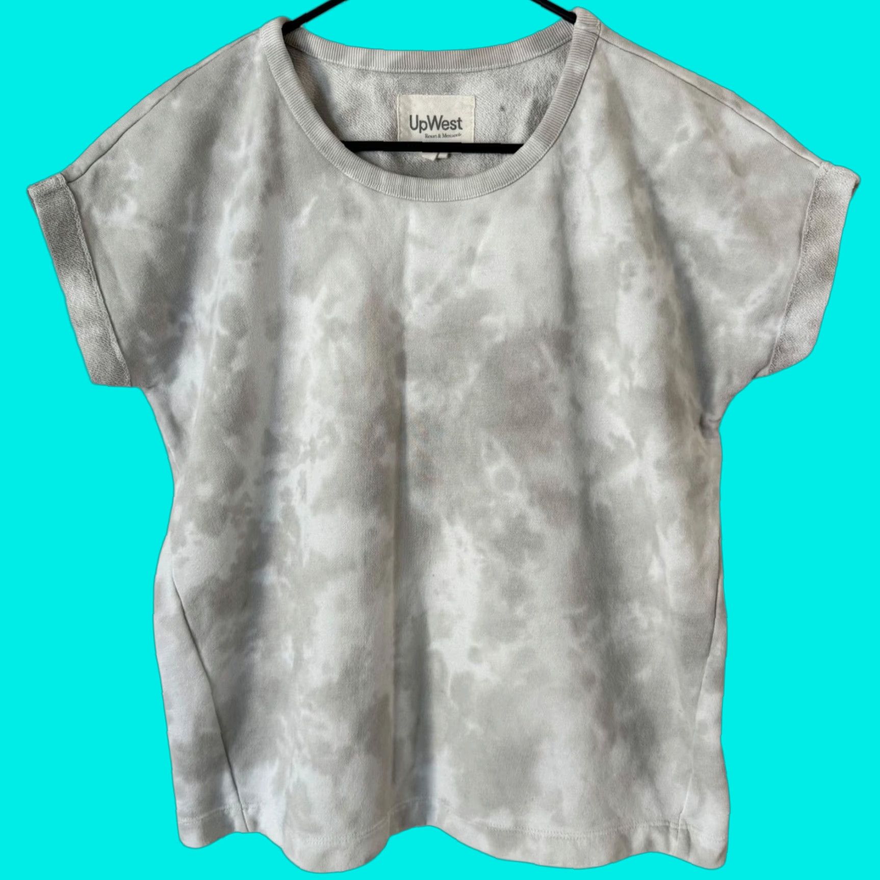 Vintage VINTAGE UpWest Tie-Dye Crewneck Sweatshirt Women's Small Gray Short Sleeve Pullover Casual Activewear Fall Spring Summer Outdoor Size S / US 4 / IT 40 - 1 Thumbnail