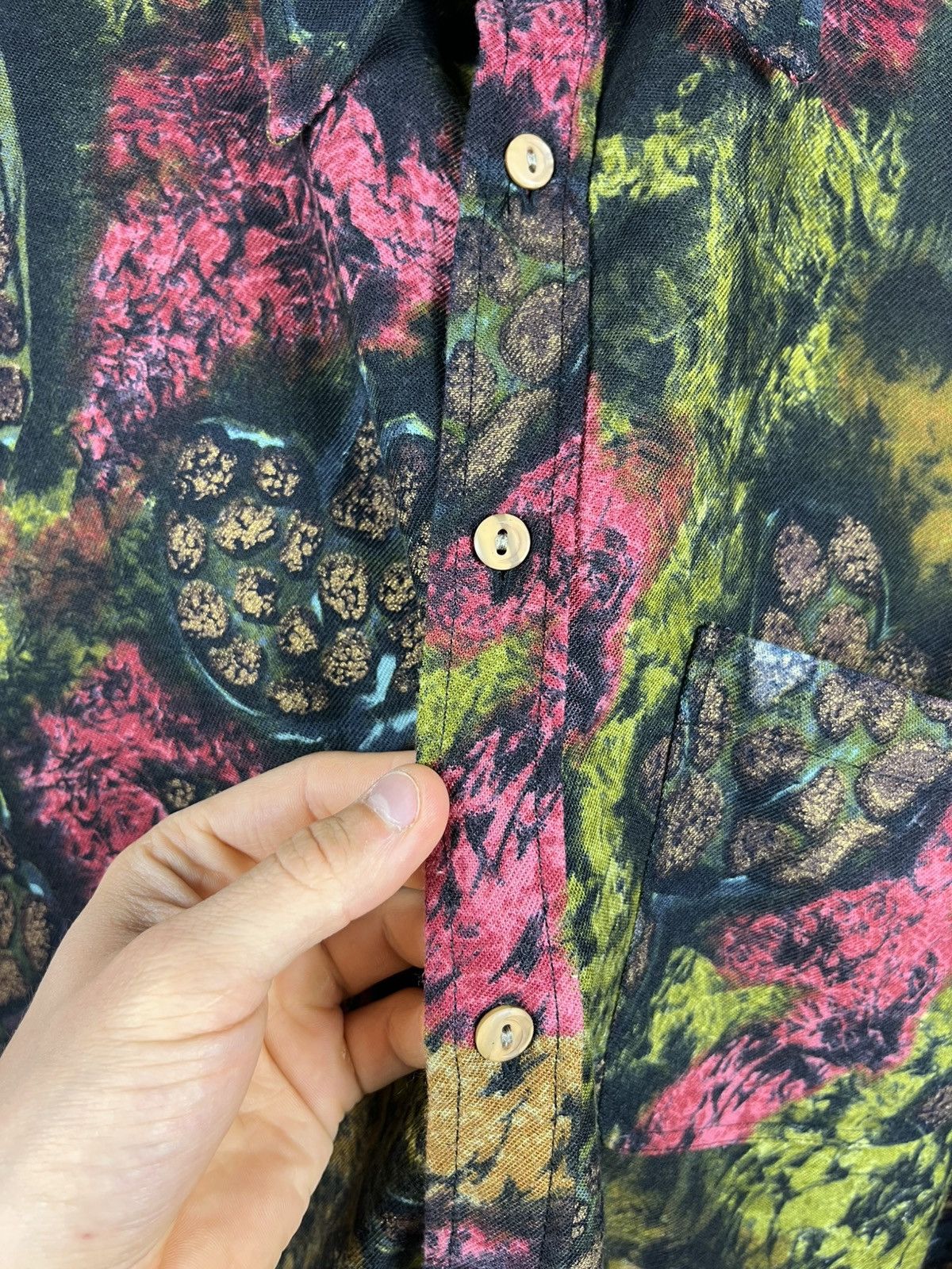 Vintage Vintage Double Duty retro crazy patterned full print shirt Size US XL / EU 56 / 4 - 13 Thumbnail