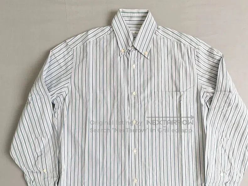 Loro Piana Loro Piana Men's Striped Cotton Shirt. Size US M / EU 48-50 / 2 - 3 Thumbnail