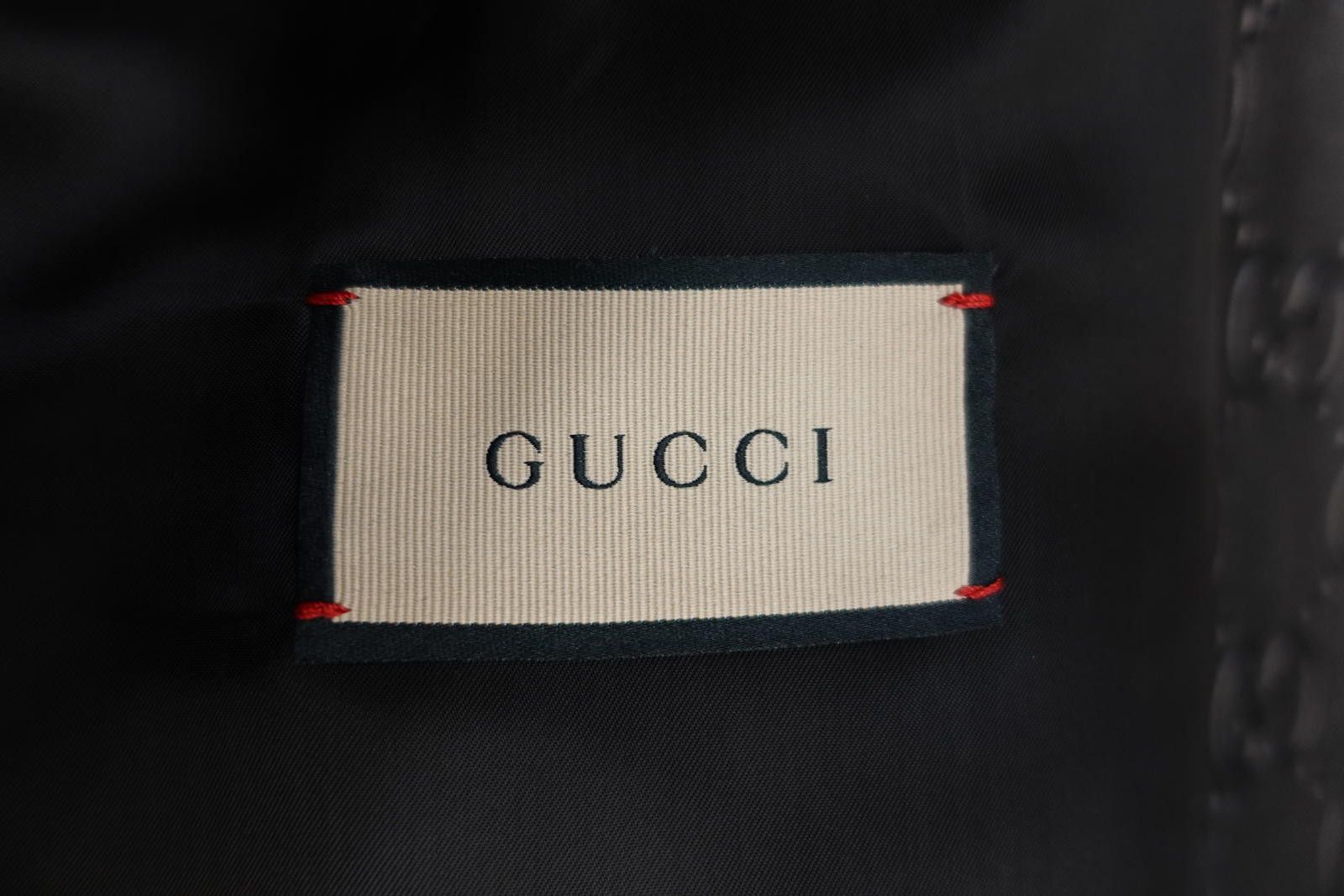 Gucci Gucci GG Leather Bomber Jacket in Black Size US L / EU 52-54 / 3 - 11 Thumbnail