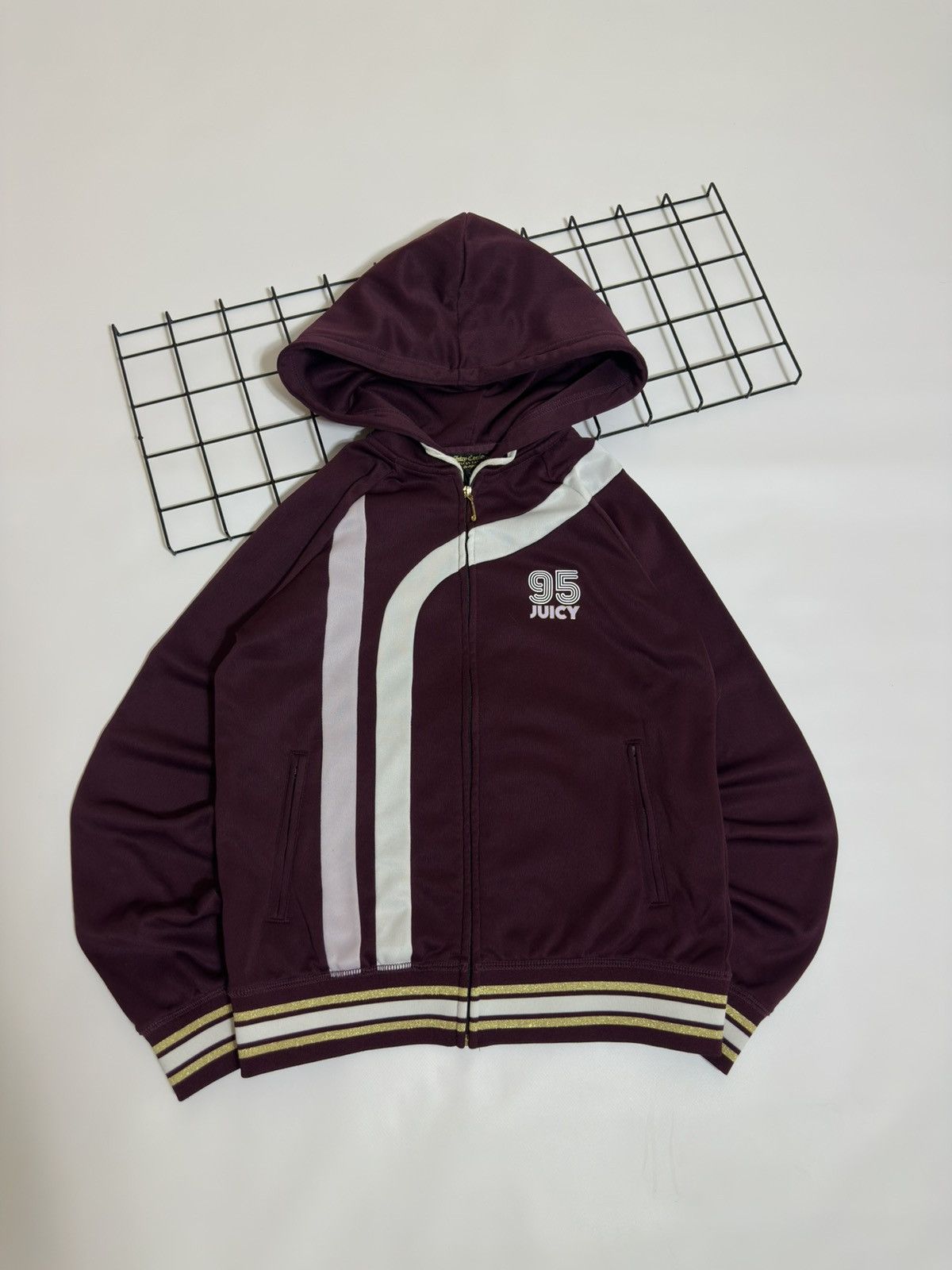 Juicy Couture Juicy Couture Black Label 95 Y2K Logo Crop Zip-Up Hoodie Size XS / US 0-2 / IT 36-38 - 3 Thumbnail