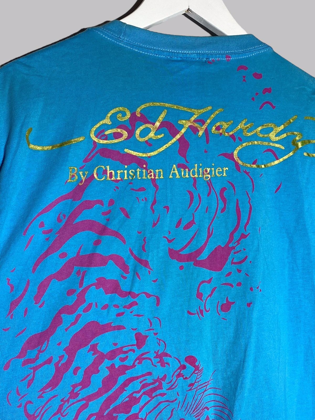 Japanese Brand × Vintage Vintage Ed Hardy Christian Audigier Overprint Y2k T-shirt Size US L / EU 52-54 / 3 - 11 Thumbnail