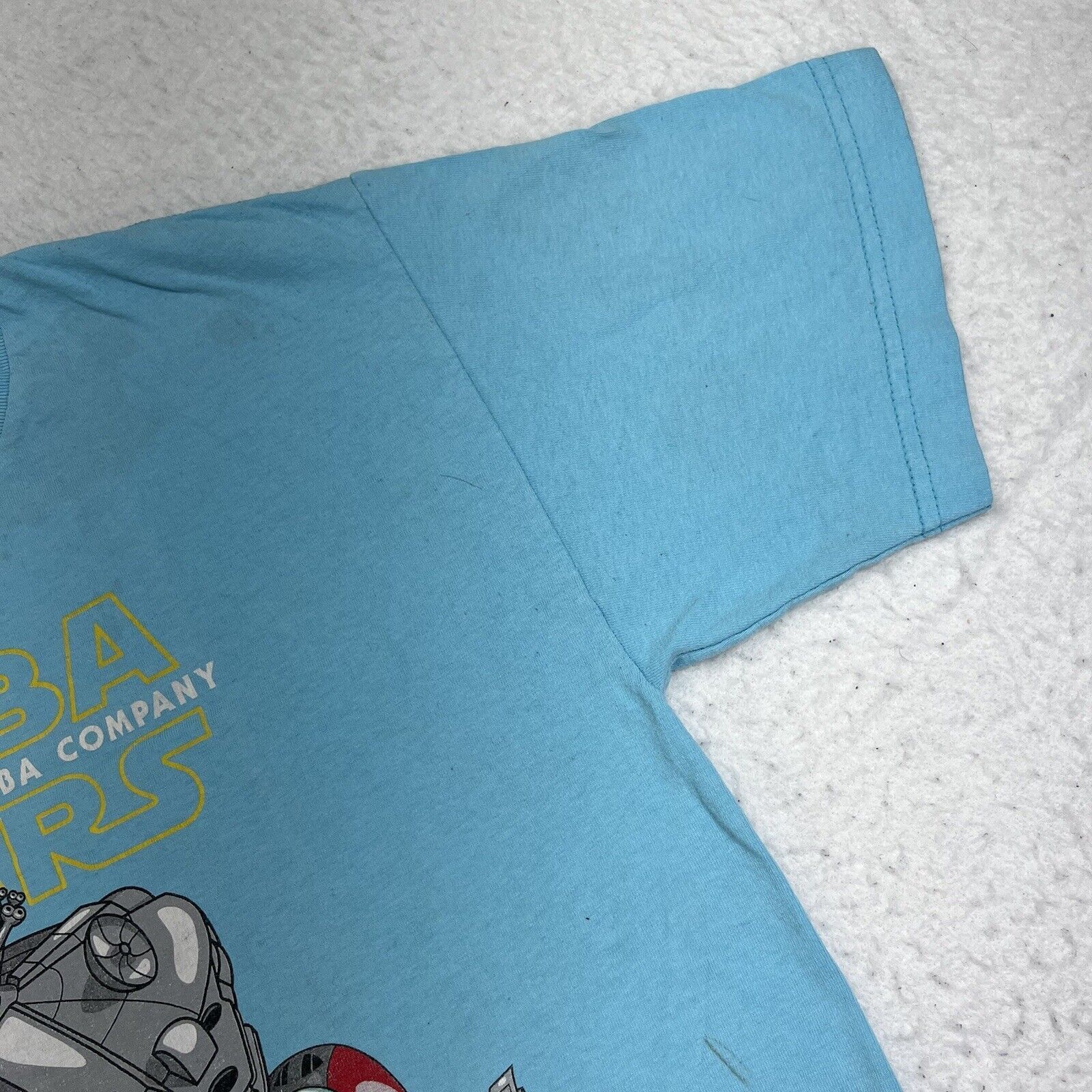 Star Wars Chewy Boba Company Medium Boba Wars Blue Graphic T Shirt Size US M / EU 48-50 / 2 - 5 Thumbnail
