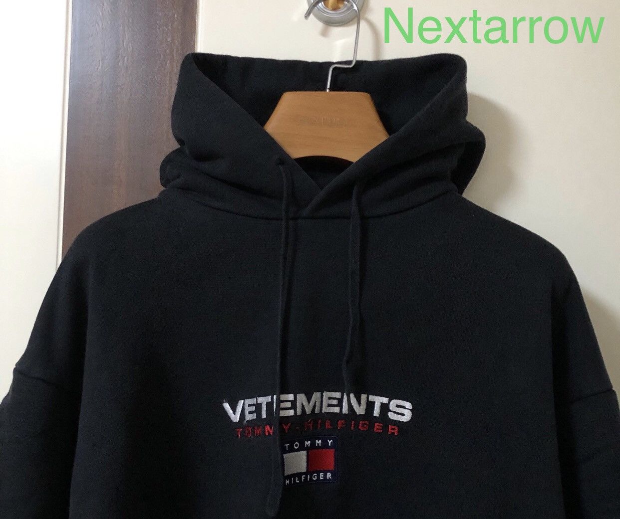 Vetements Vetements Tommy Hilfiger Co branded Fake Two Hoodies Grailed