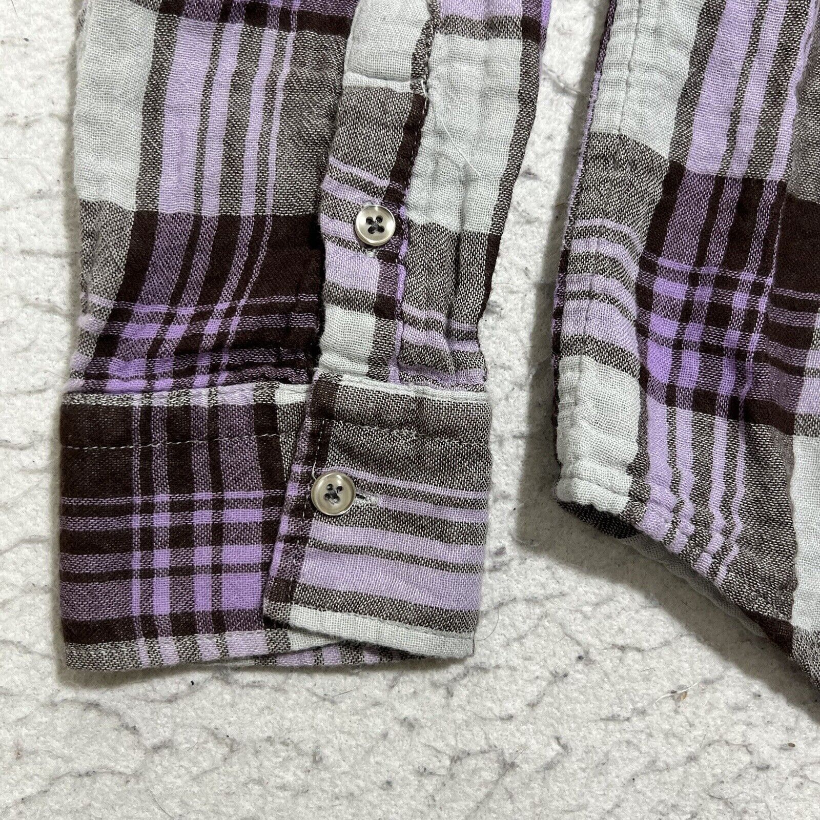 Christian Audigier Christian Audigier Plaid Button Down Long Sleeve Shirt Size L / US 10 / IT 46 - 9 Thumbnail