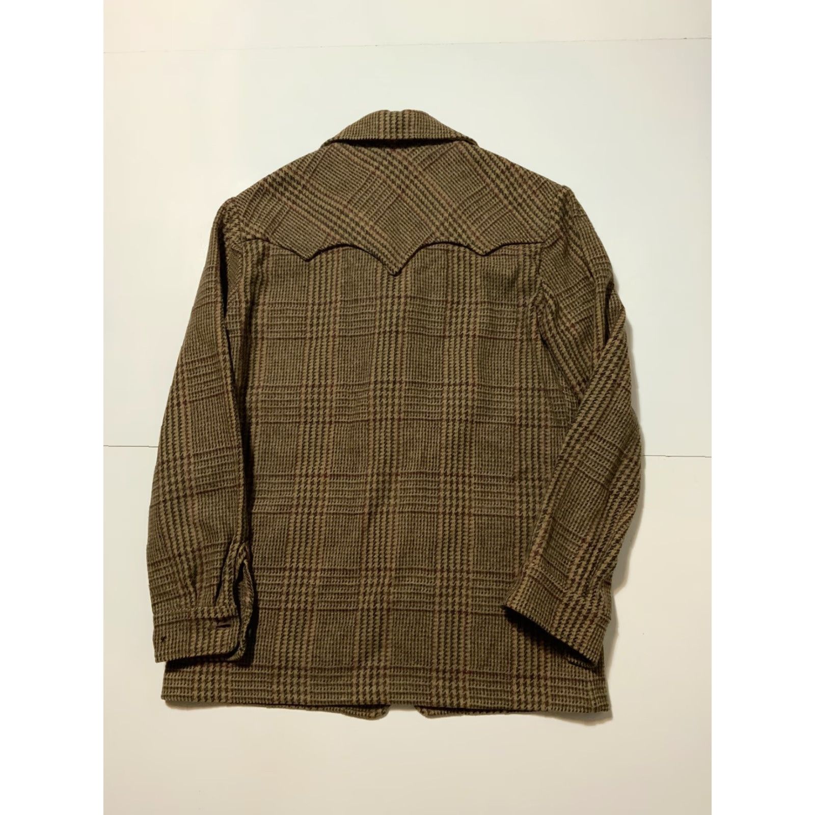 Vintage VINTAGE Mt. Jefferson Woolens Oregon Houndstooth Wool Sportscoat Jacket Sz. 40 Size US XXS / EU 40 - 2 Thumbnail
