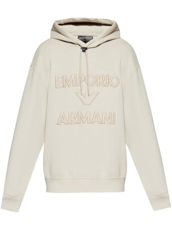 Emporio Armani EMPORIO ARMANI Women Hoodies EM001121 AF10013U1098 Beige Size S / US 4 / IT 40 - 1 Thumbnail