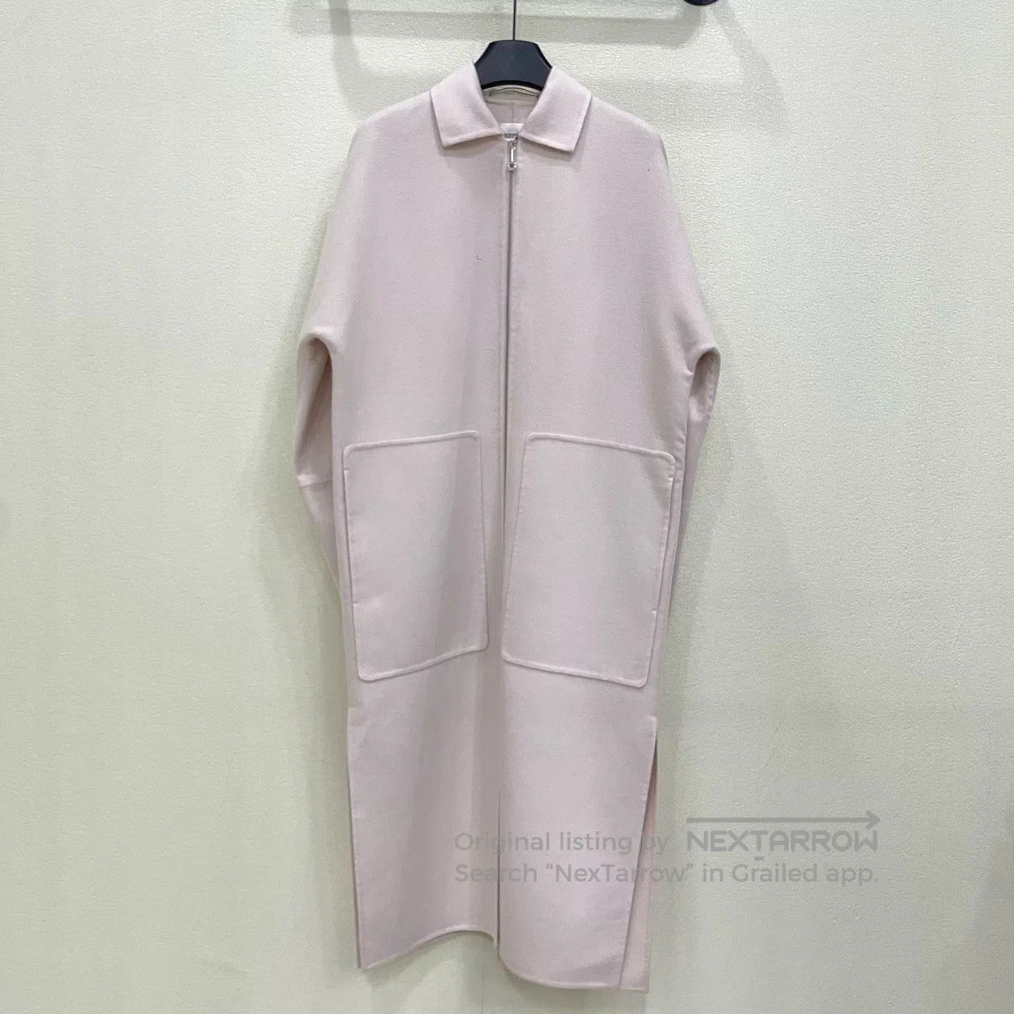 Hermes hermes dual-pocket zip coat in soft pink. Size US M / EU 48-50 / 2 - 1 Thumbnail