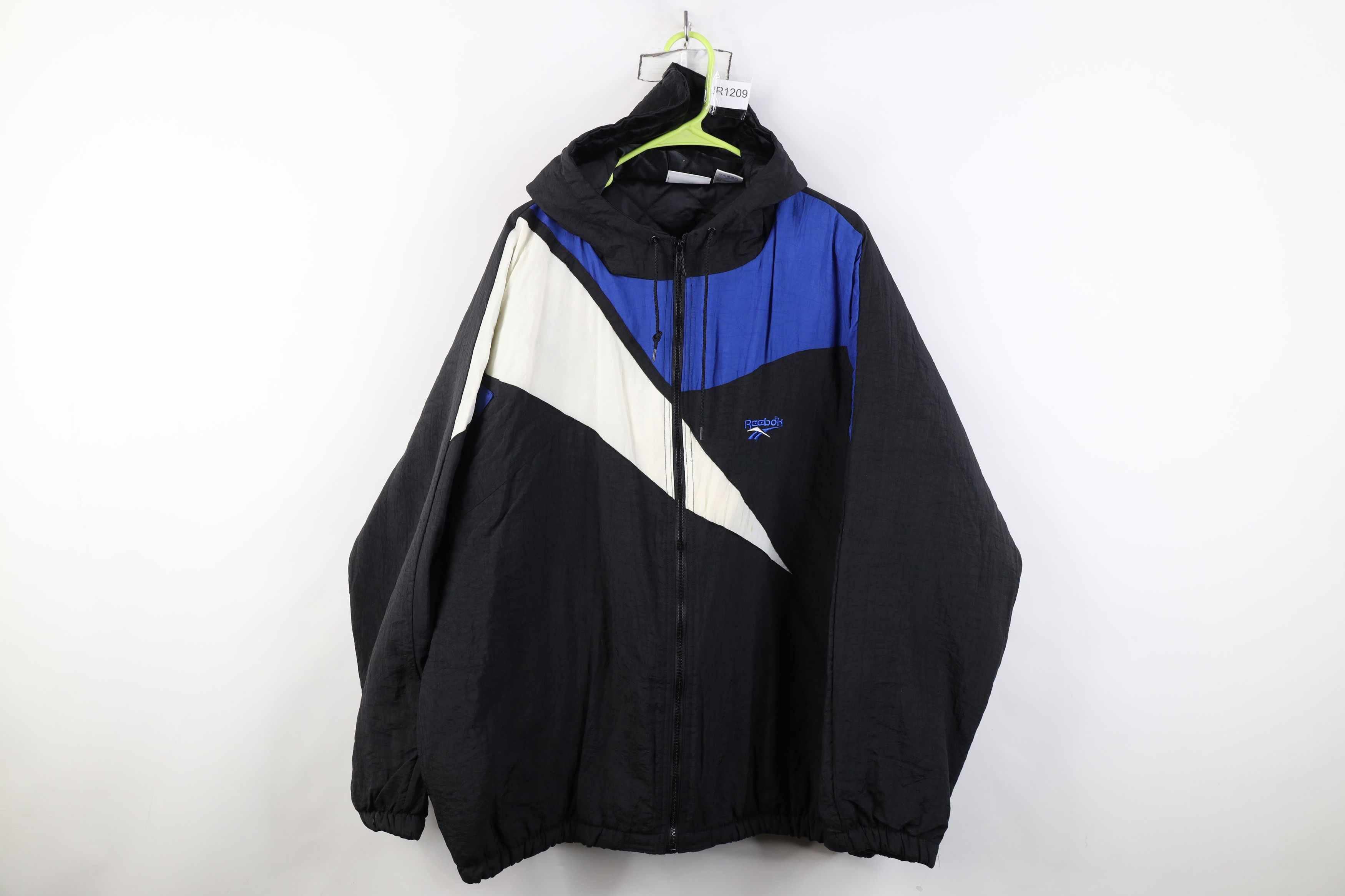 Reebok Deadstock Vintage 90s Reebok Big Logo Hooded Parka Jacket Size US XL / EU 56 / 4 - 1 Thumbnail