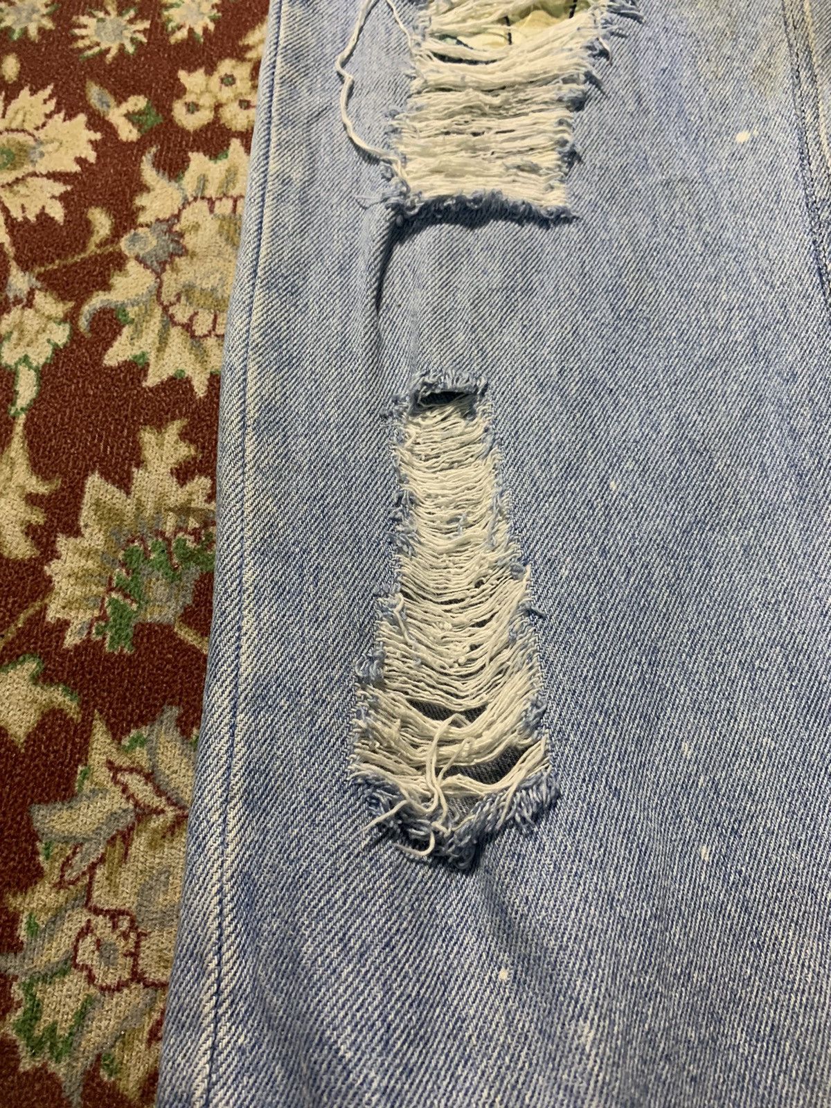 Lee 90s LEE SAMPLE BORO SASHIKO PANT RARE Size US 32 / EU 48 - 7 Thumbnail