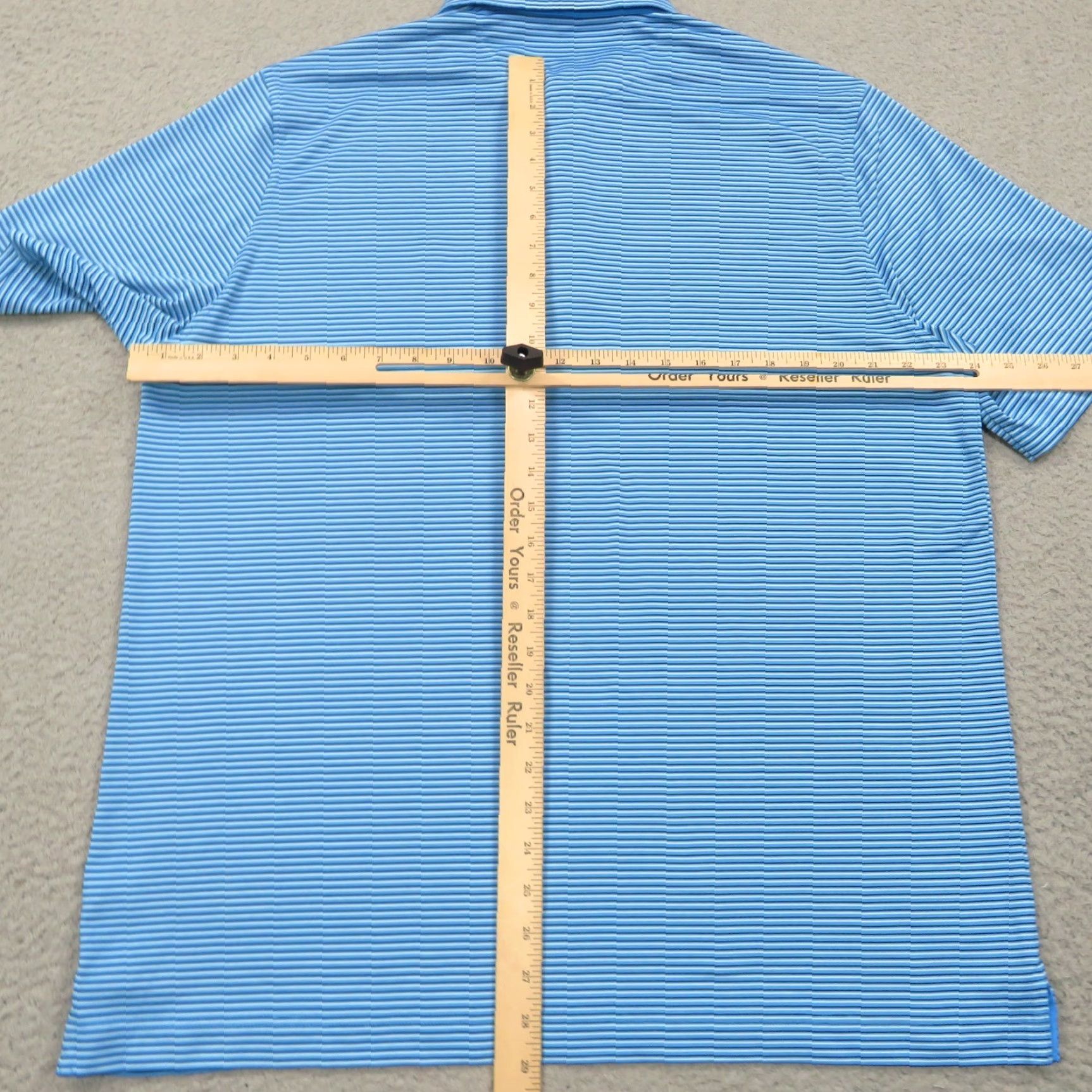 Vintage Bobby Jones Streamsong Polo Shirt Mens XL Blue White Stripe Golf Performance Size US XL / EU 56 / 4 - 7 Thumbnail
