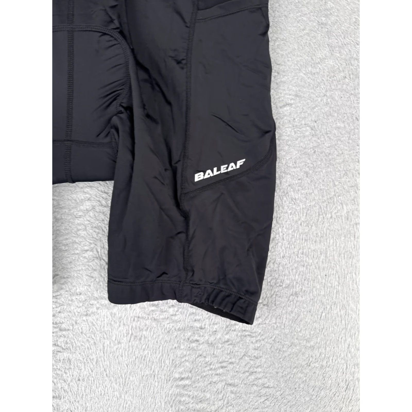 Vintage Baleaf Cycling Shorts Mens 3XL Black Padded Pockets Compression Bike Spandex Size US 39 - 2 Thumbnail
