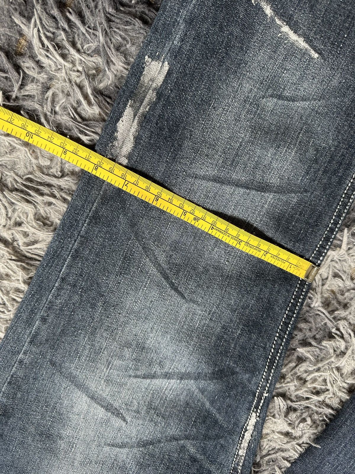 LOWBOX 00's - LOWBOX J-rock studded pocket jeans Size US 33 - 24 Thumbnail