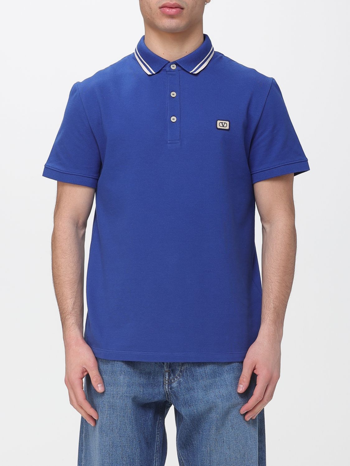 Valentino Valentino Polo Shirt Men Blue Size US L / EU 52-54 / 3 - 1 Thumbnail