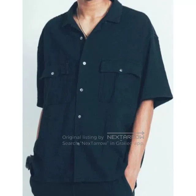 Porter Classic Porter Classic Sashiko Black Short Sleeve. Size US M / EU 48-50 / 2 - 7 Thumbnail