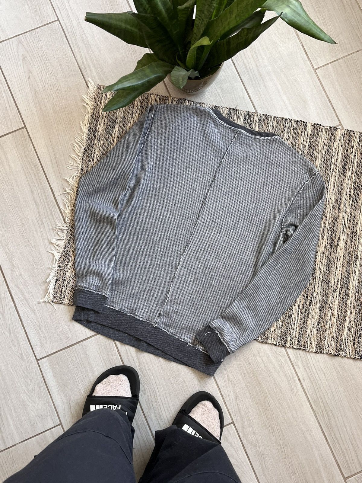 Diesel × Vintage Vintage Diesel Sweater Grey avantgarde luxury minimalistic Size US S / EU 44-46 / 1 - 2 Thumbnail