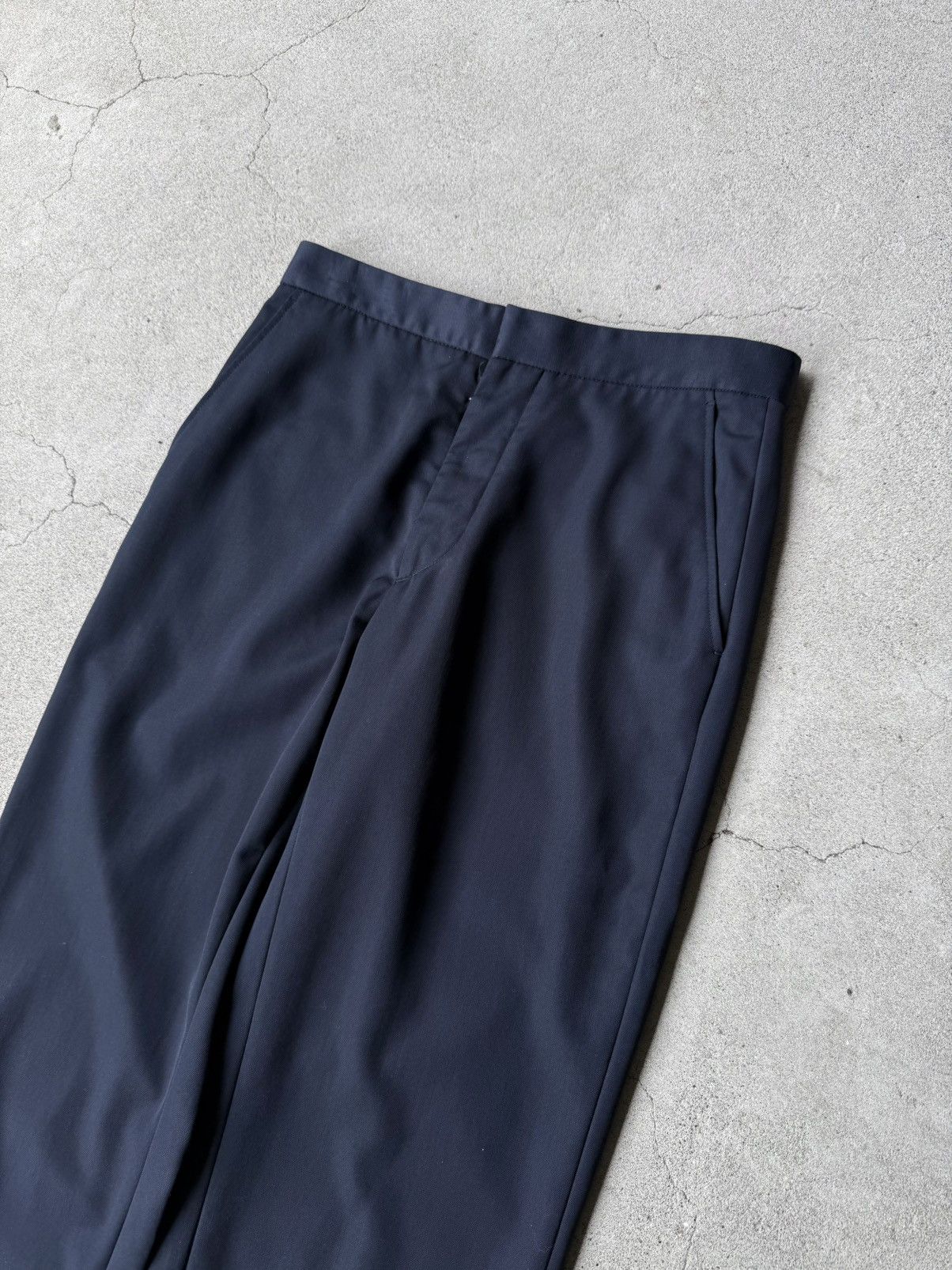 Maison Margiela Maison Martin Margiela 13AW Archive Dark Navy Wool Slacks Size US 28 / EU 44 - 3 Thumbnail