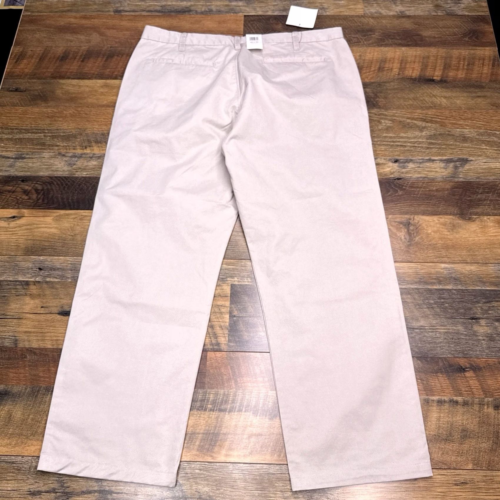 Calvin Klein Calvin Klein Pants Mens 40x30 New Beige Flat Front Twill Chino Straight Leg Regular Rise 40in Inseam 30in Logo Size US 40 / EU 56 - 3 Thumbnail