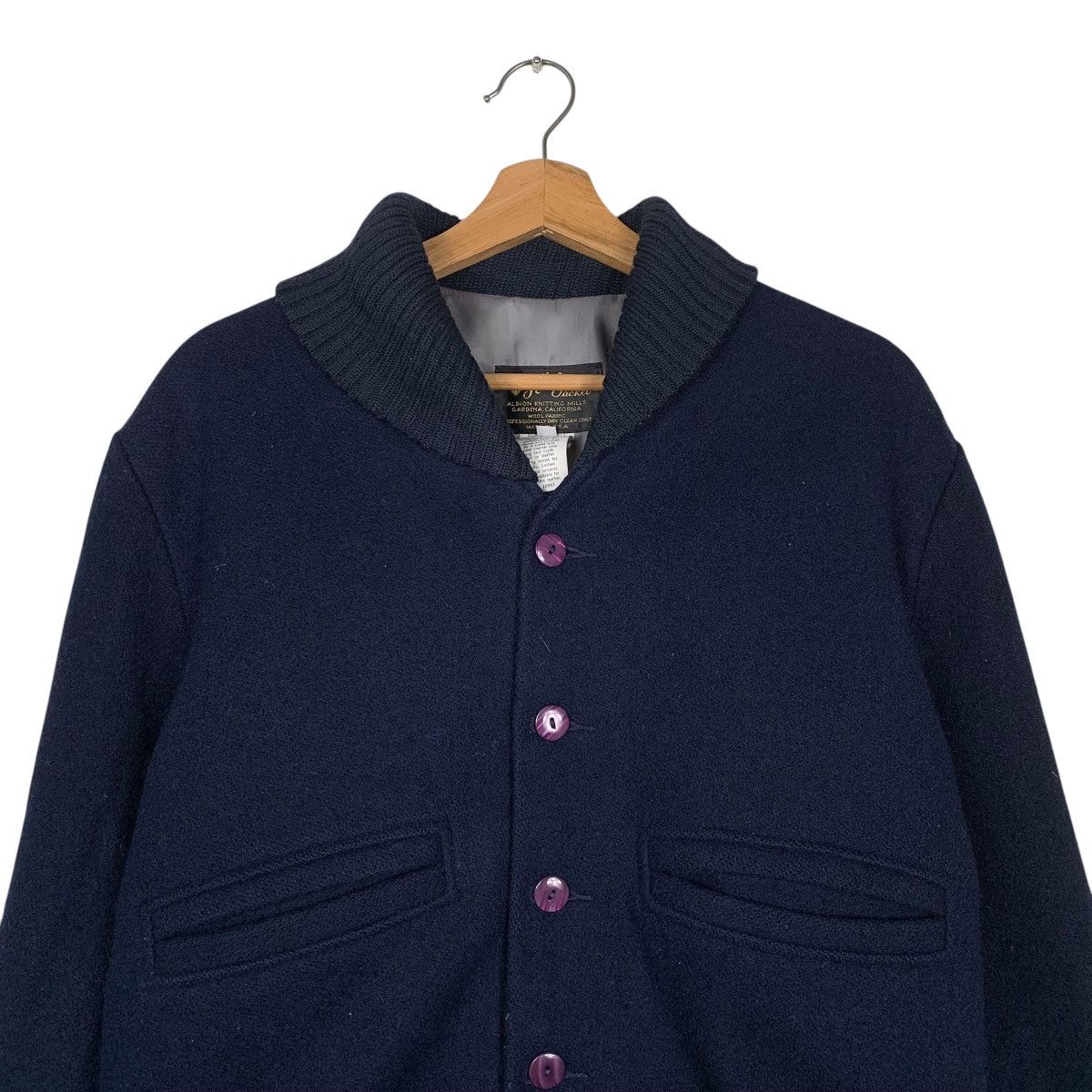 Vintage Vintage Made In USA Albion Knitting Mills Bomber Jacket Size US S / EU 44-46 / 1 - 2 Thumbnail