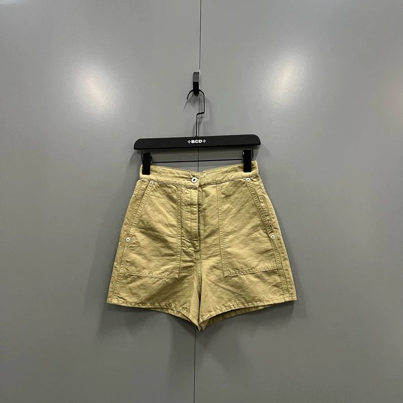 Loewe LOEWE Cotton linen solid color casual shorts Size 42" / US 20 - 1 Thumbnail