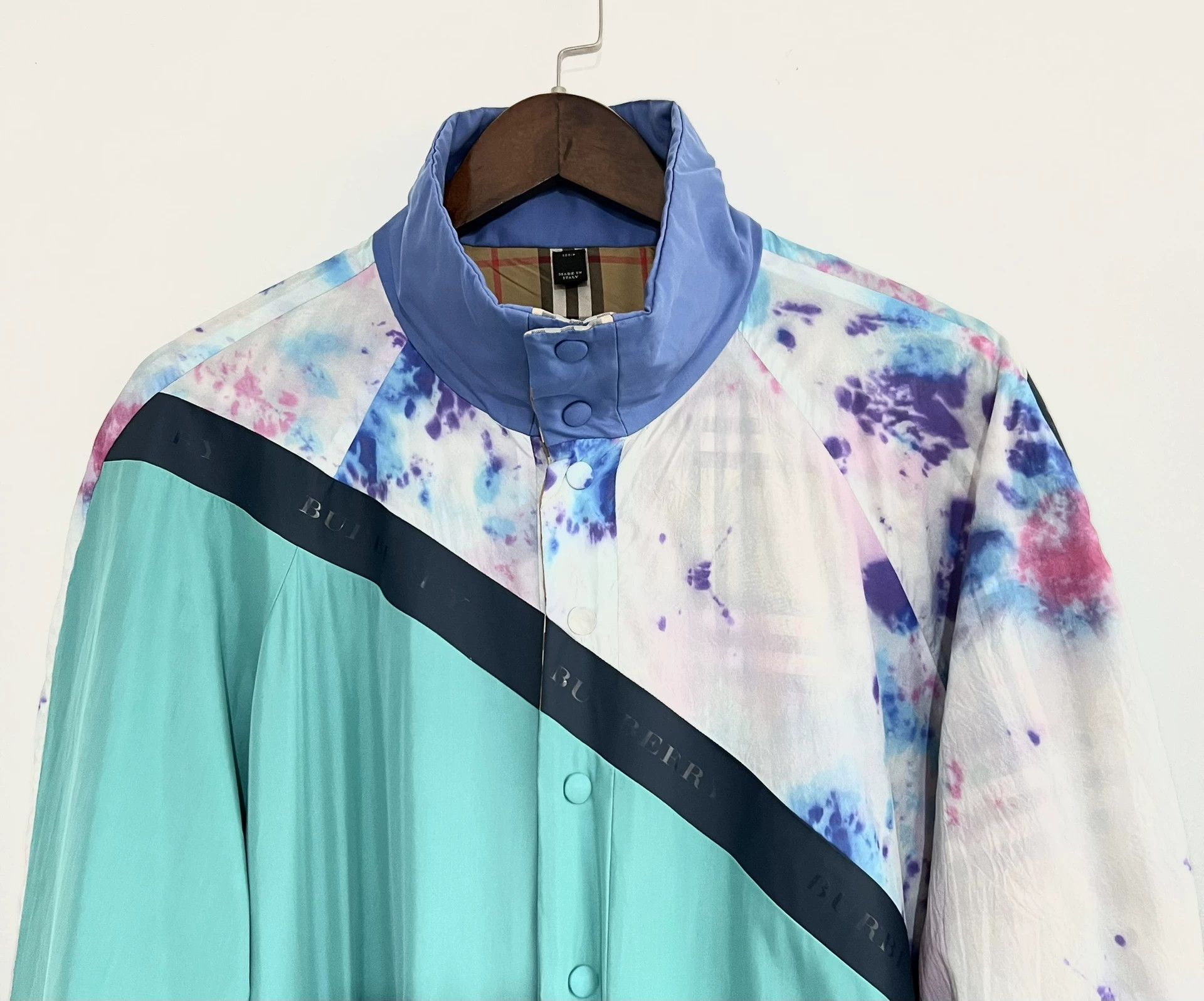Burberry Burberry Prorsum Tie-Dye Check Reversible Jacket M Size US M / EU 48-50 / 2 - 6 Thumbnail