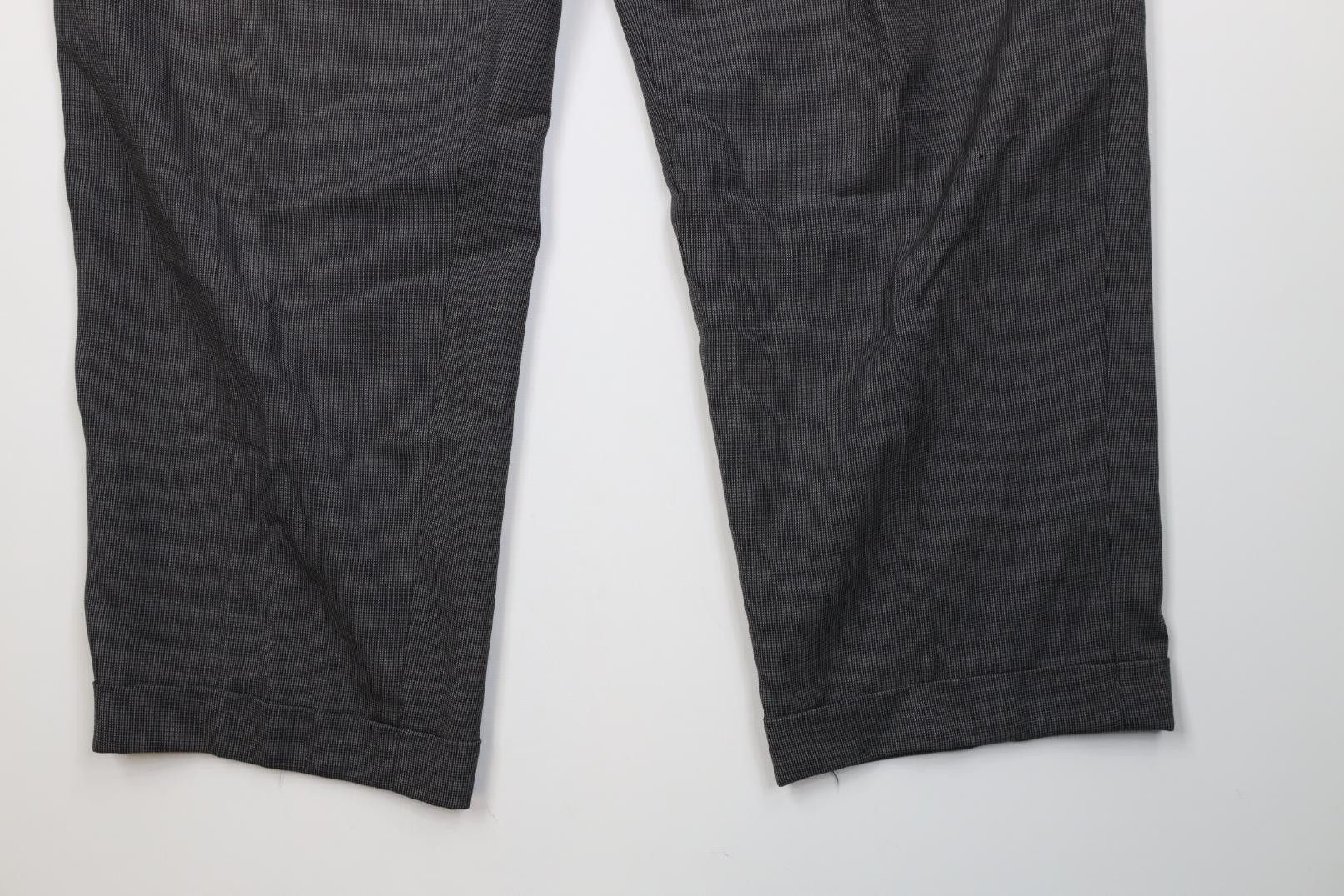 Vintage Vintage 90s Y2K Streetwear Houndstooth Wide Leg Chino Pants Size US 38 / EU 54 - 4 Thumbnail