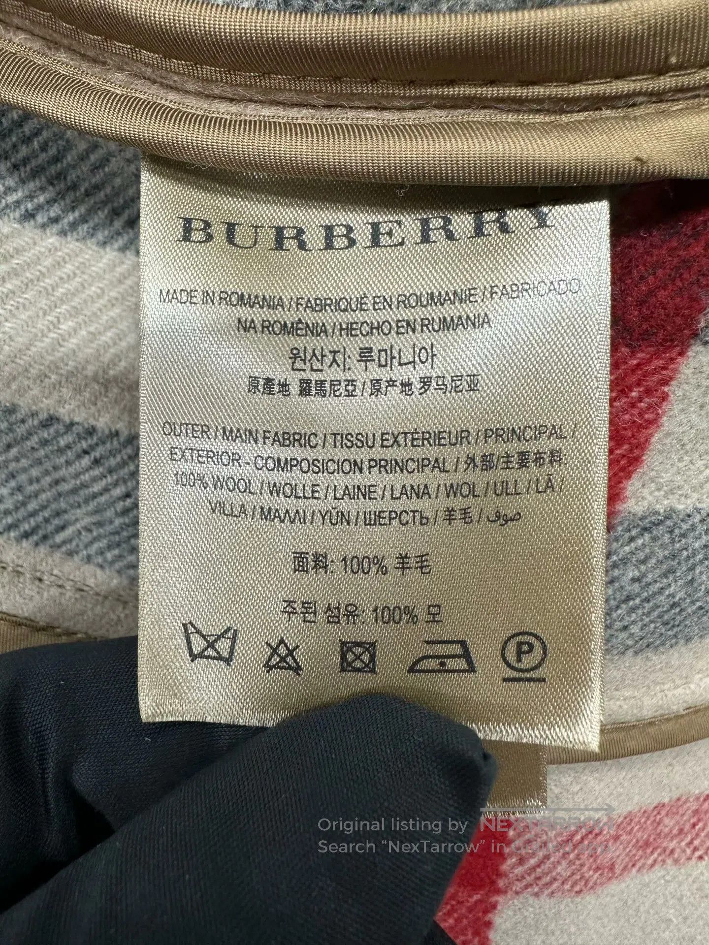 Other Burberry Khaki Horn Button Zip-Up Hooded Coat| Size M / US 6-8 / IT 42-44 - 5 Thumbnail