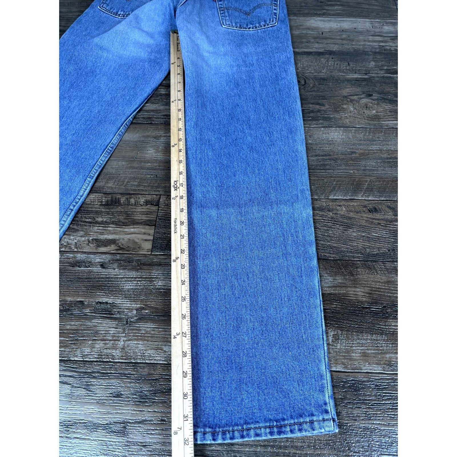 Levi's VINTAGE Levi's 550 Jeans Men 30x32 Blue Relaxed Baggy Taper Skate Loose Tag Denim Cotton Size US 32 / EU 48 - 2 Thumbnail