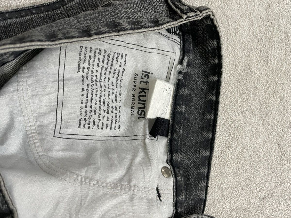 If Six Was Nine 2000s Washed Dark Grey Denim Y2K Size US 32 / EU 48 - 5 Thumbnail