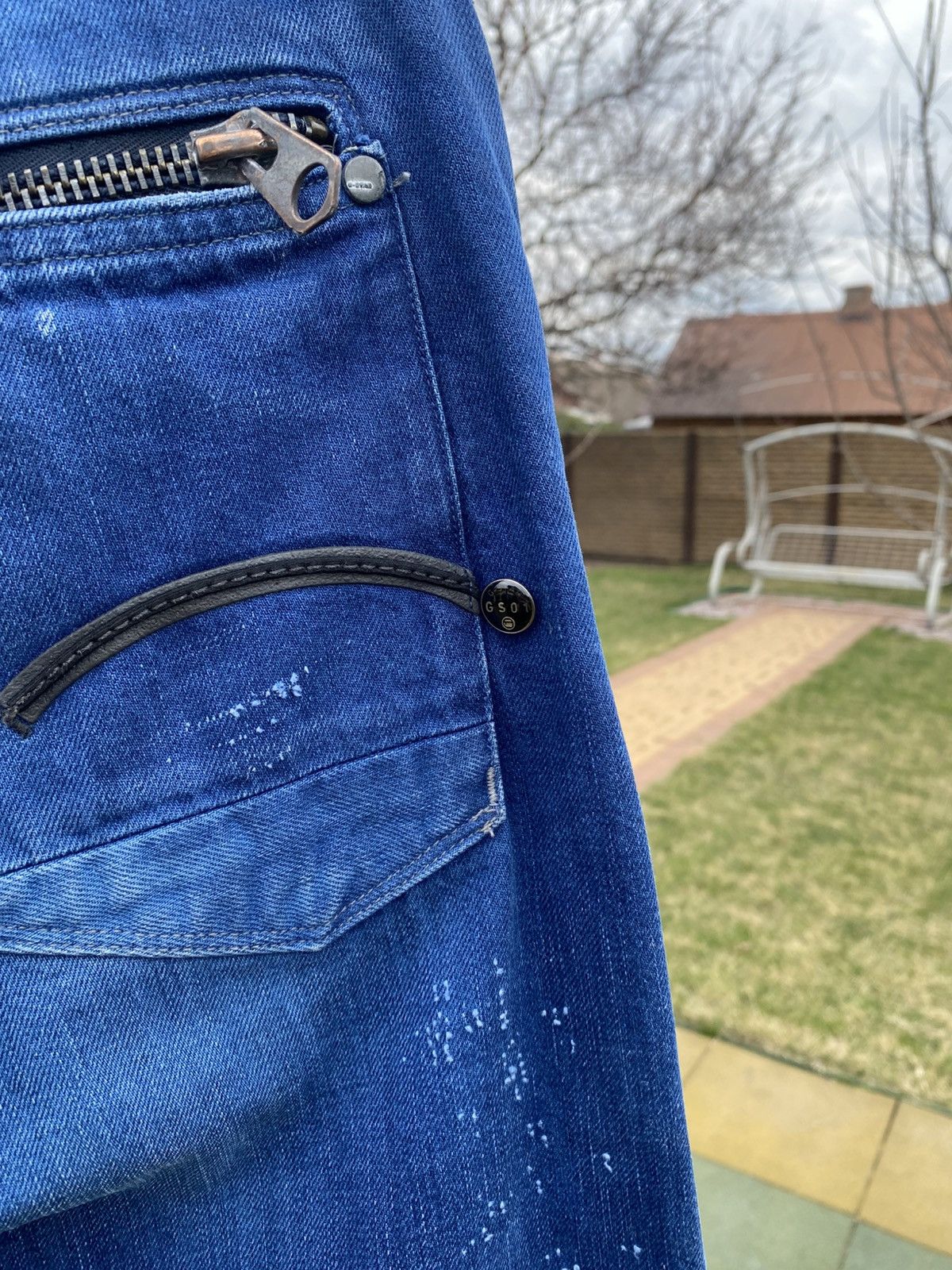 G-Star × Vintage Rare G-Star RAW 5204 Italy Jeans, Vintage GStar Raw 01 Size US 32 / EU 48 - 5 Thumbnail