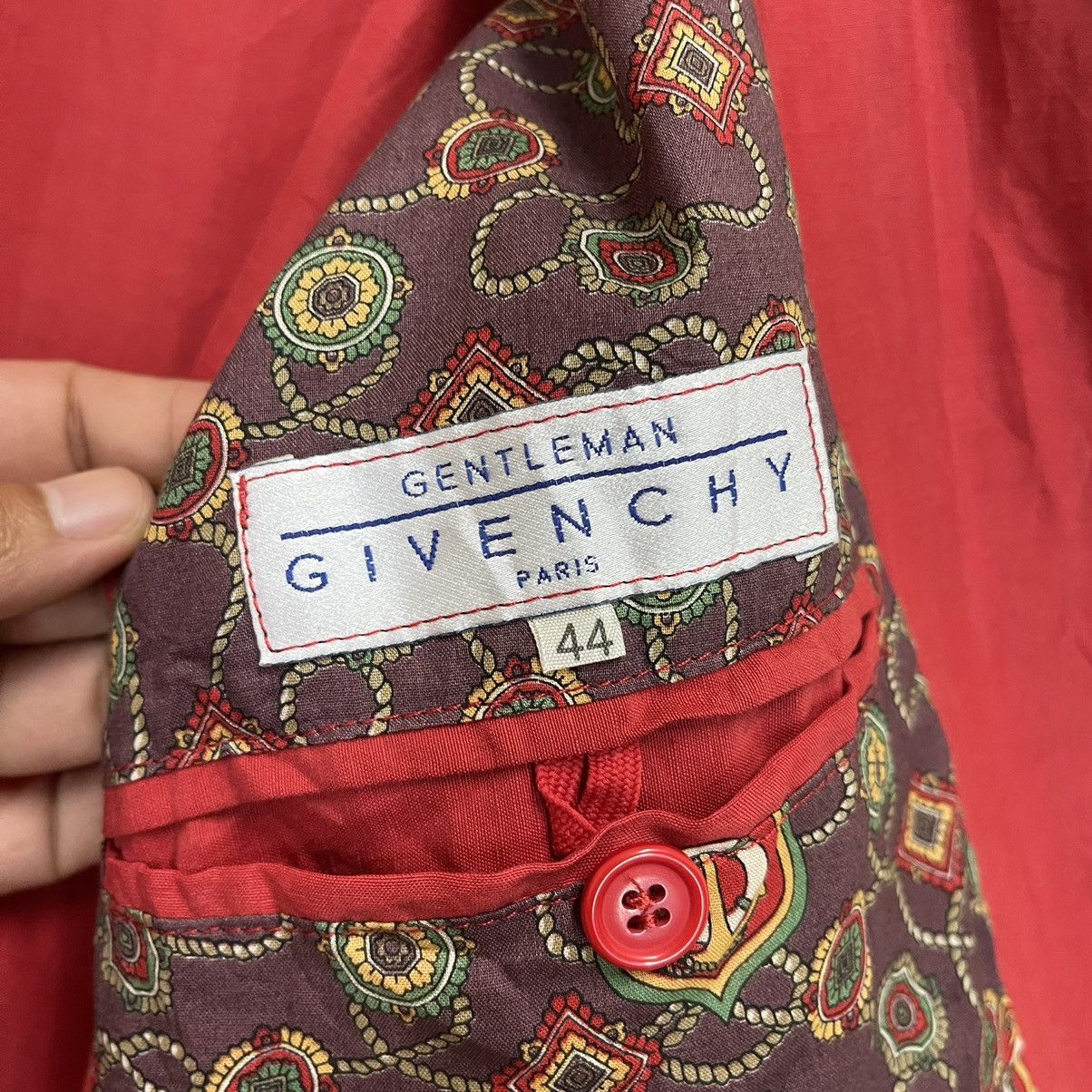 Givenchy Vintage 90s Givenchy Paris Zipper Light Jacket Size US M / EU 48-50 / 2 - 13 Thumbnail