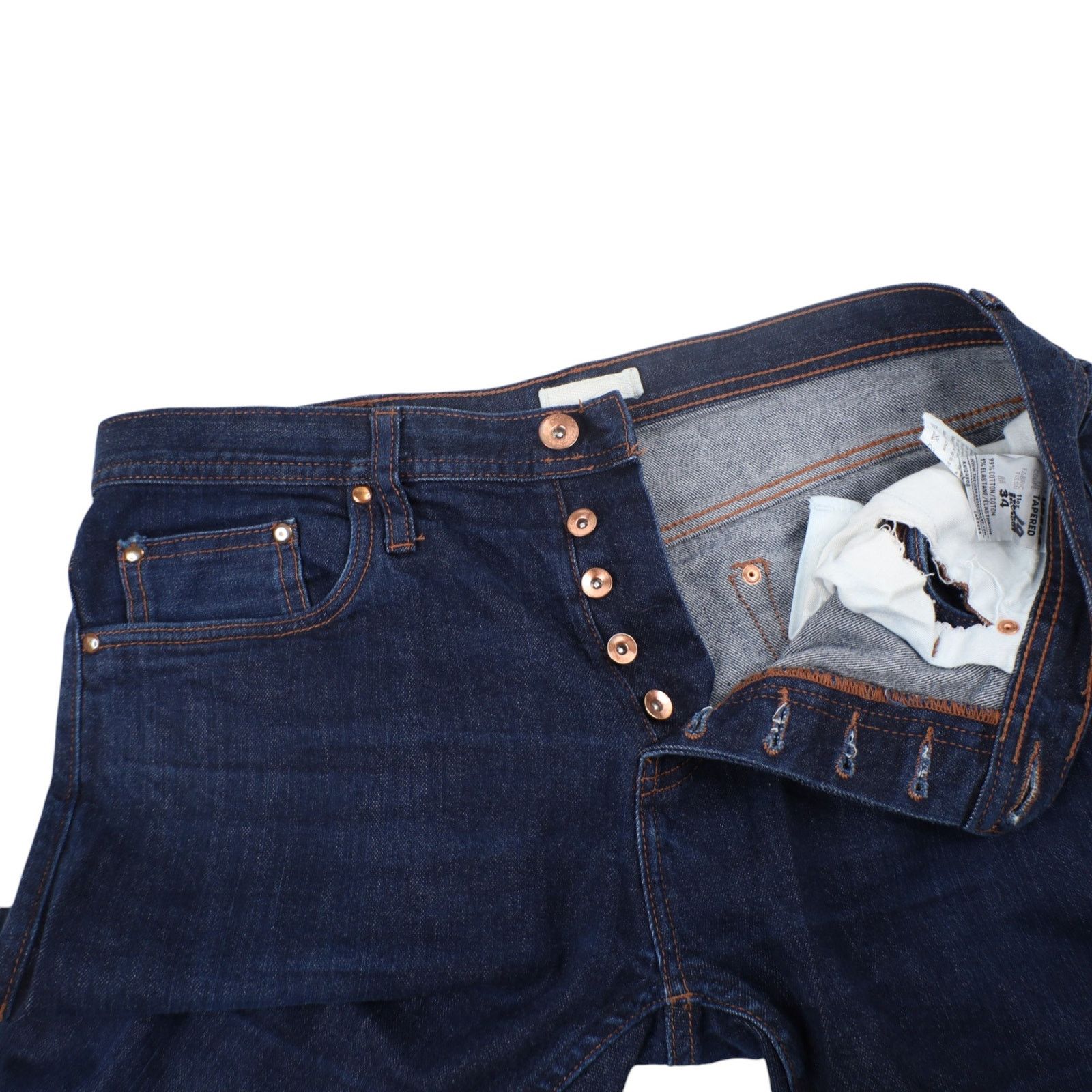 The Unbranded Brand The Unbranded Brand U222 Selvedge Denim Jeans Size US 34 / EU 50 - 8 Thumbnail