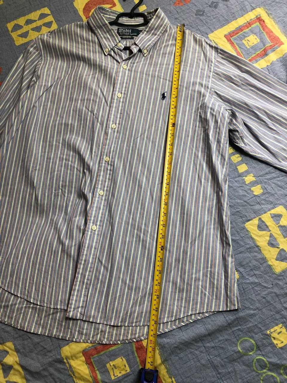 Polo Ralph Lauren × Ralph Lauren Polo Ralph Lauren Vintage Striped Shirt Logo Size US XXL / EU 58 / 5 - 4 Thumbnail