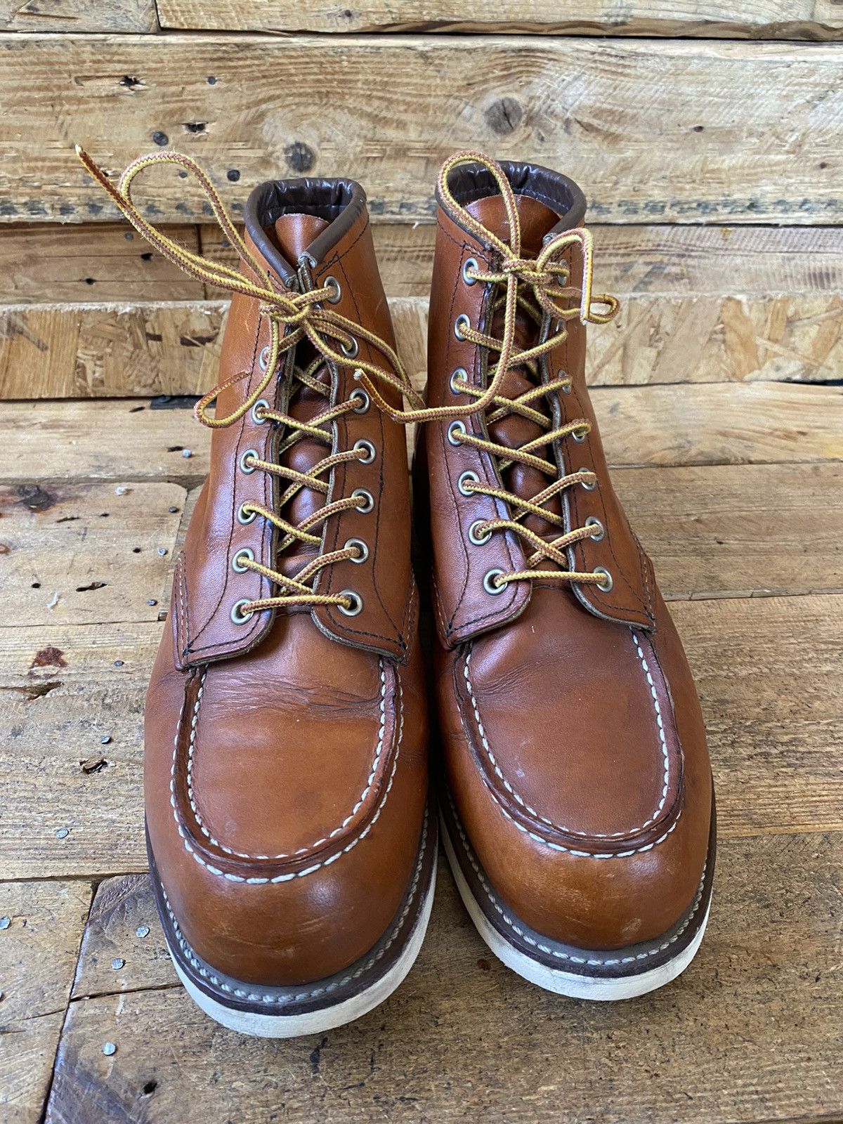 Red Wing Redwing moc-toe brown leather shoes style 875 US11 Size US 11 / EU 44 - 1 Thumbnail