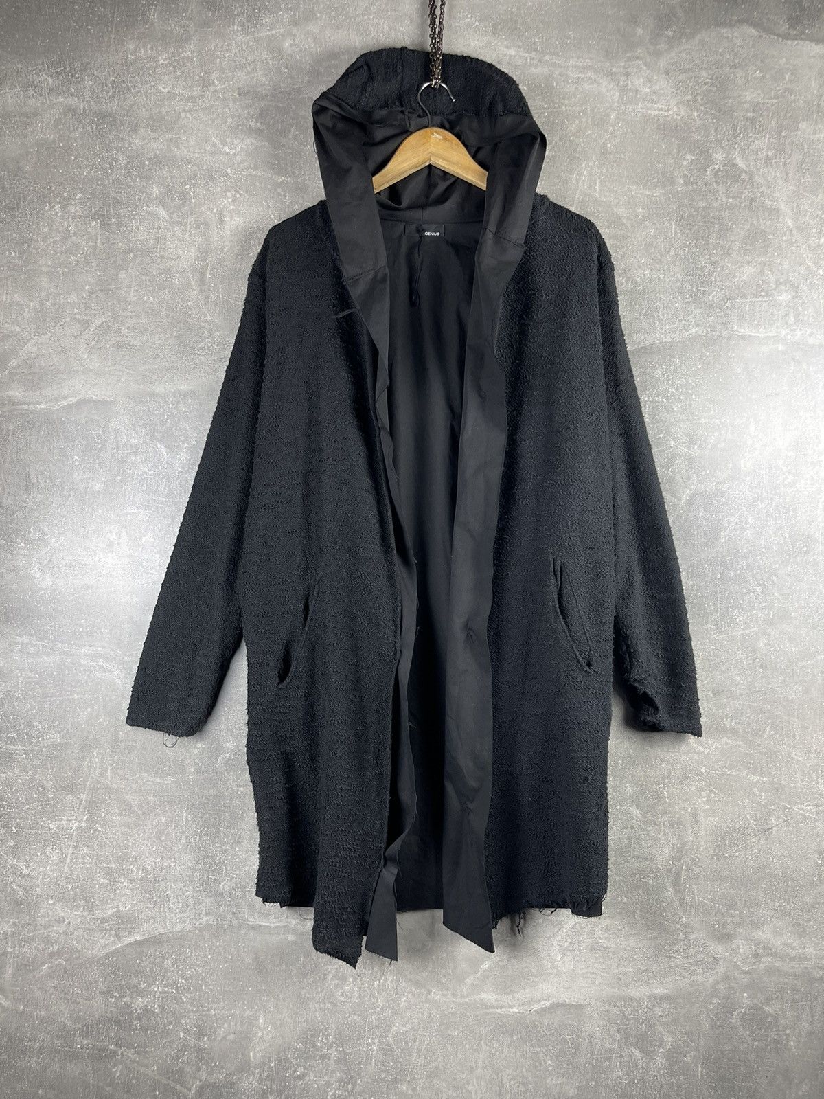 Other Avant Garde Gothic Opium Black Open Hooded Coat Oversized Size US L / EU 52-54 / 3 - 1 Thumbnail