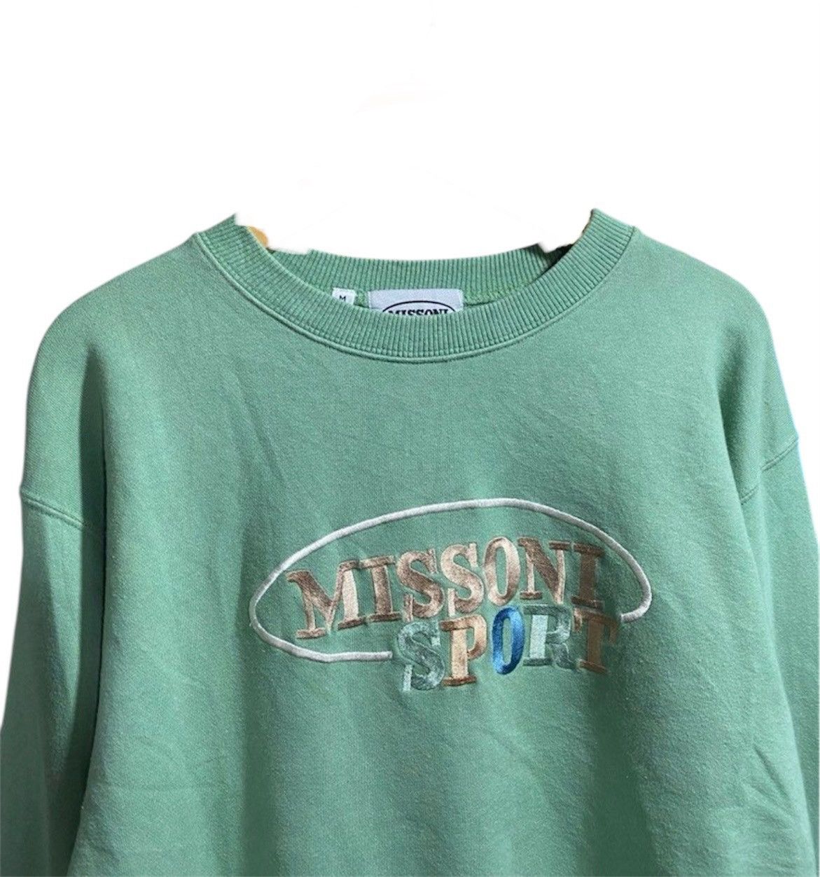 Missoni Missoni Sports Embordier Green Sweater Size US M / EU 48-50 / 2 - 2 Thumbnail