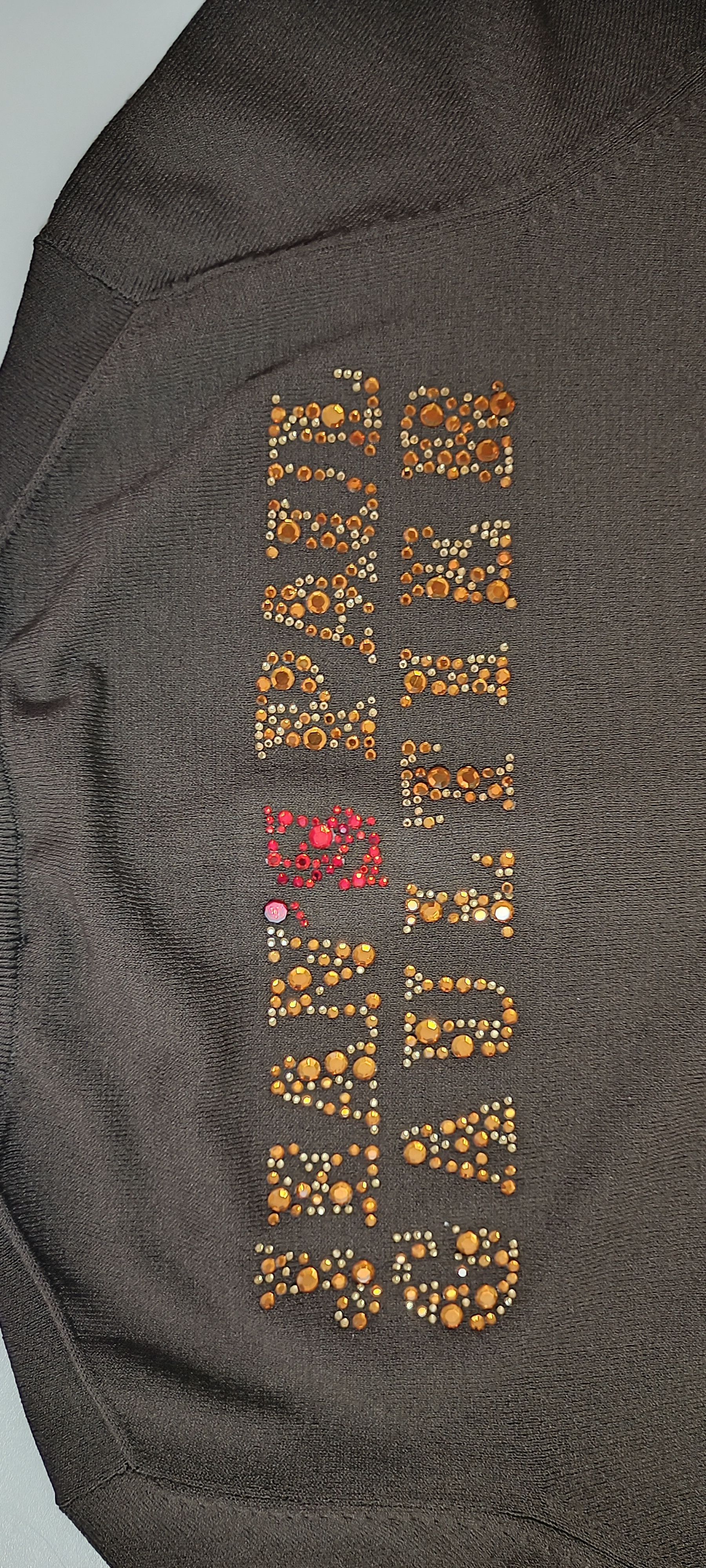 Jean Paul Gaultier Brown jacket with yellow and red rhinestones Size M / US 6-8 / IT 42-44 - 12 Thumbnail