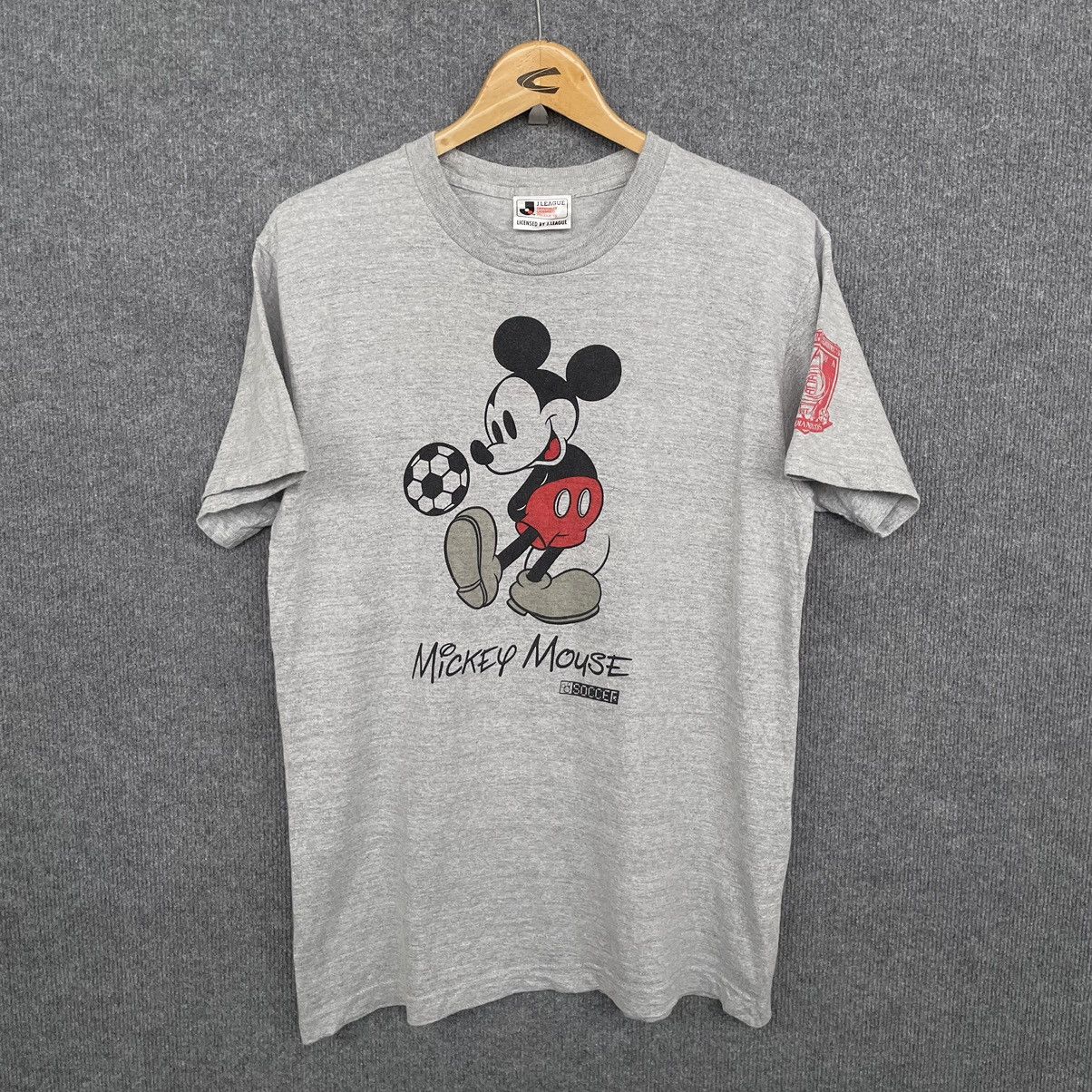 Japanese Brand × Mickey Mouse 1990s Mickey Mouse x J League Urawa Red Diamonds Tee Size US M / EU 48-50 / 2 - 1 Thumbnail
