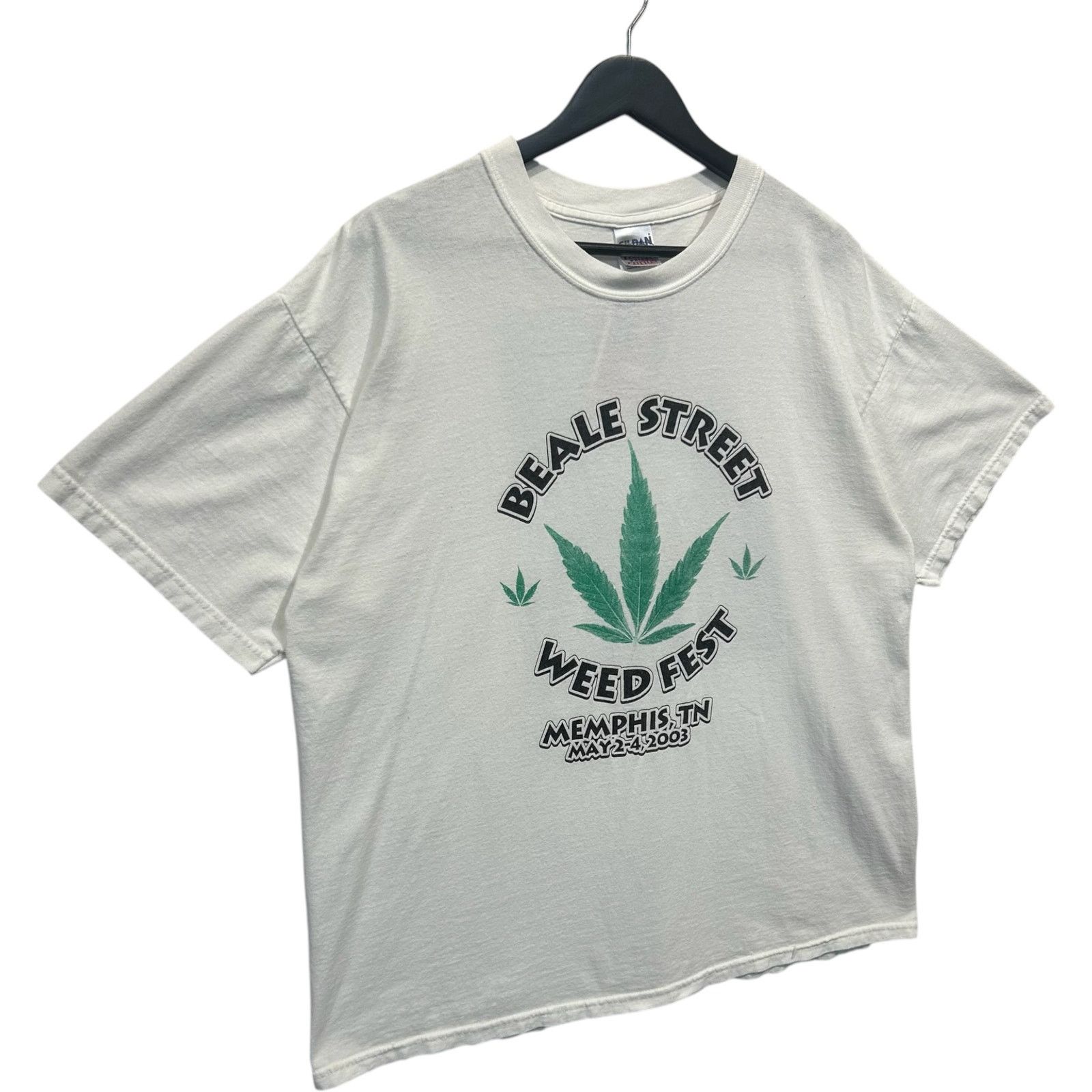 Gildan MenVintage Beale Street Weed Music Festival Tee 2003 XL Size US XL / EU 56 / 4 - 4 Thumbnail