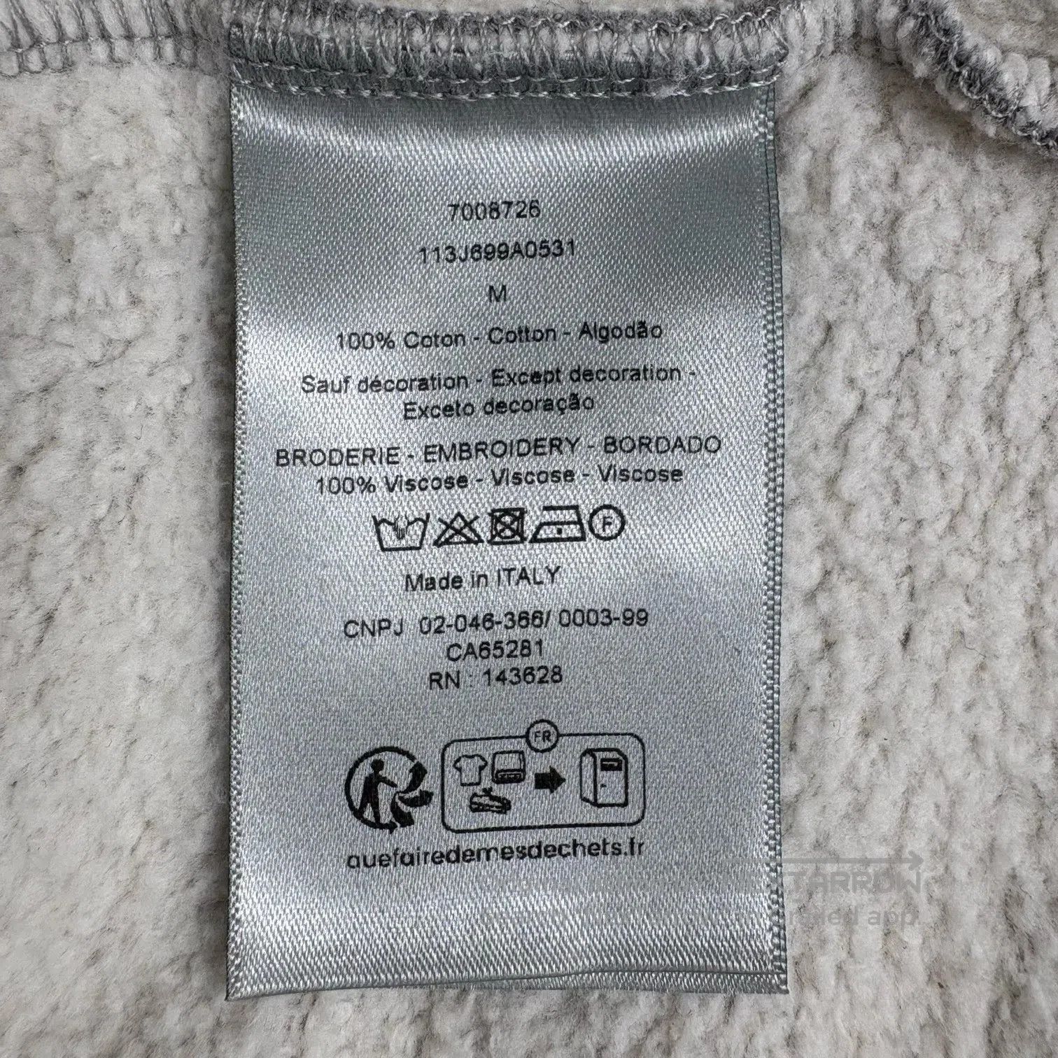 Dior Dior Essentials Series Cotton Fleece CD Icon Embroidered R Size US M / EU 48-50 / 2 - 4 Thumbnail