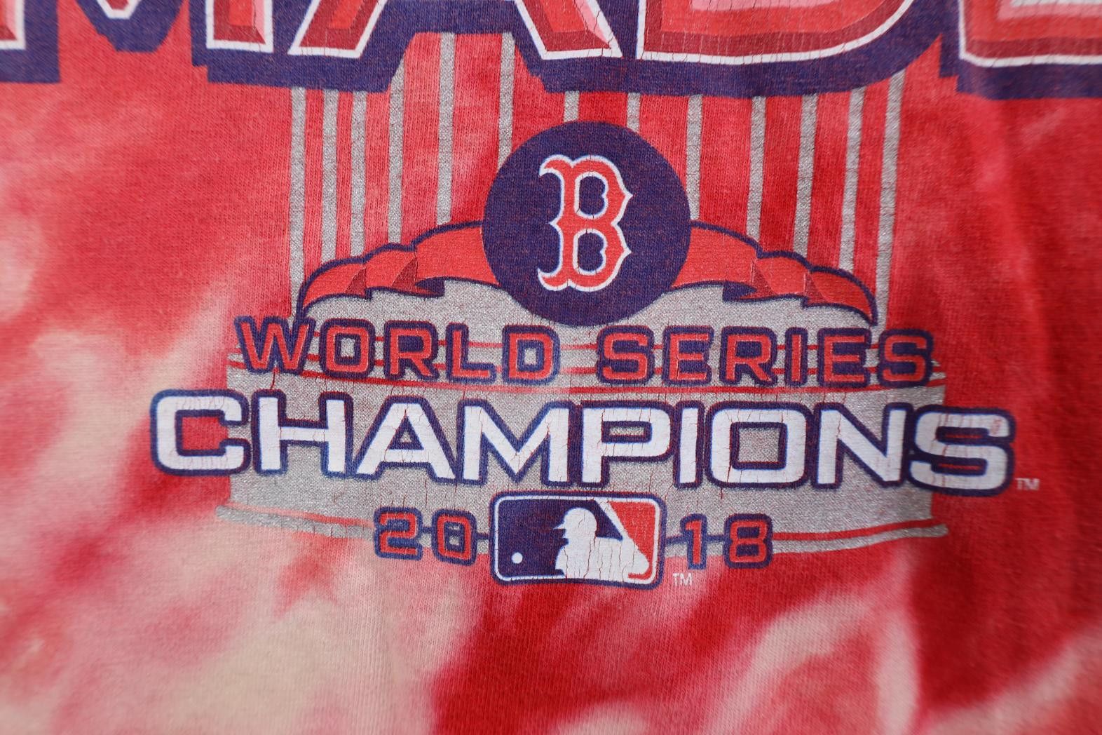 Vintage Y2K 2018 World Series Champs Boston Red Sox Baseball T-Shirt Size US M / EU 48-50 / 2 - 5 Thumbnail