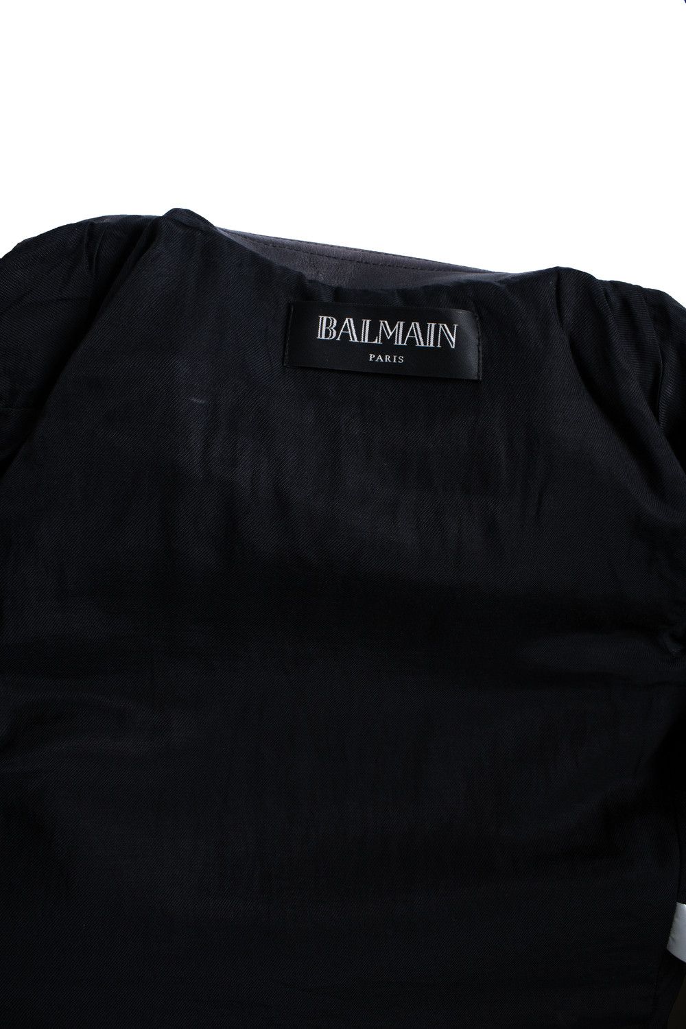Balmain Balmain, leather laced biker jacket with fringes Size S / US 4 / IT 40 - 11 Thumbnail