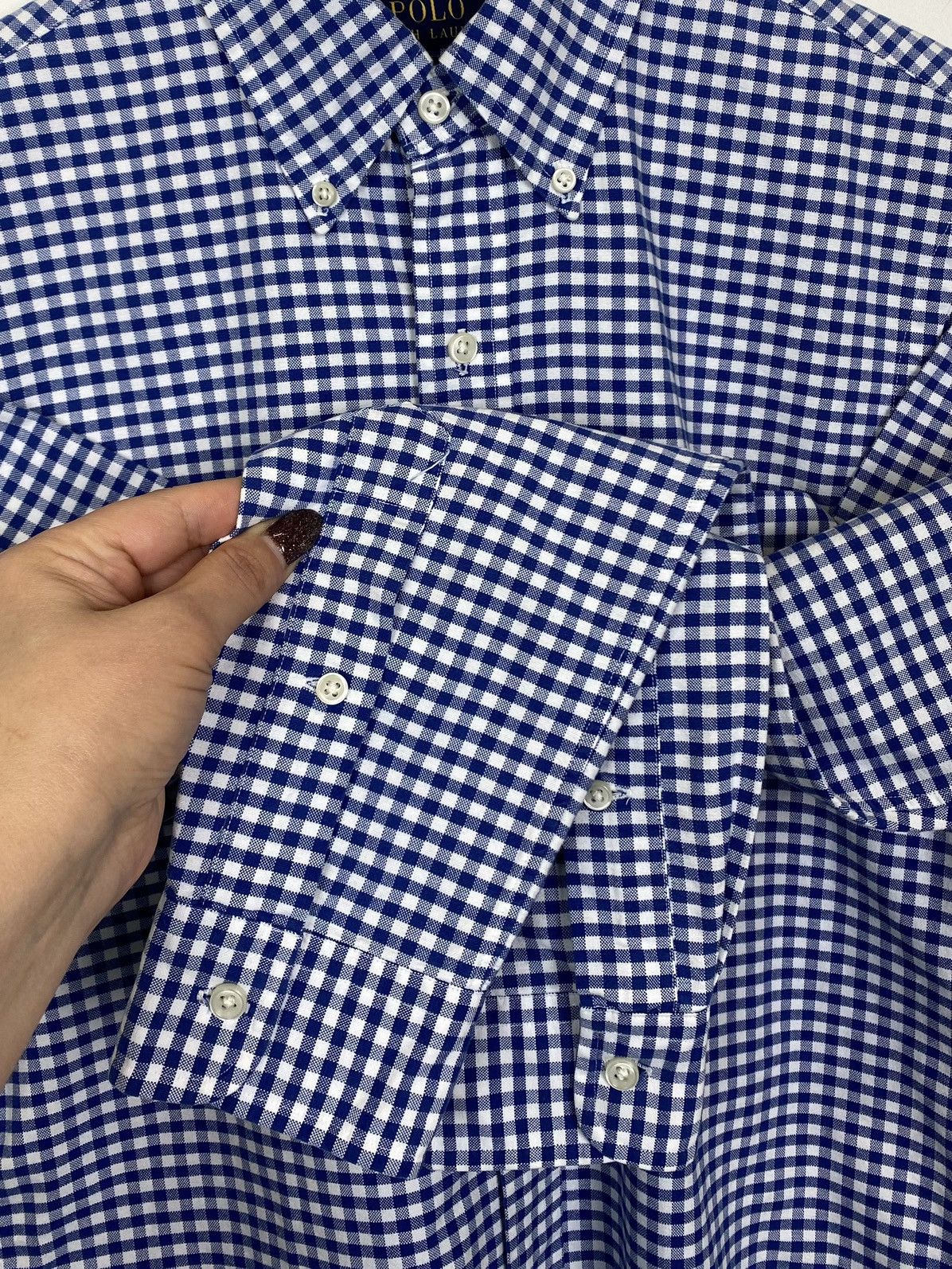 Polo Ralph Lauren Polo Ralph Lauren Slim Fit Shirt Buttons-Up Checkered Blue Size US S / EU 44-46 / 1 - 3 Thumbnail