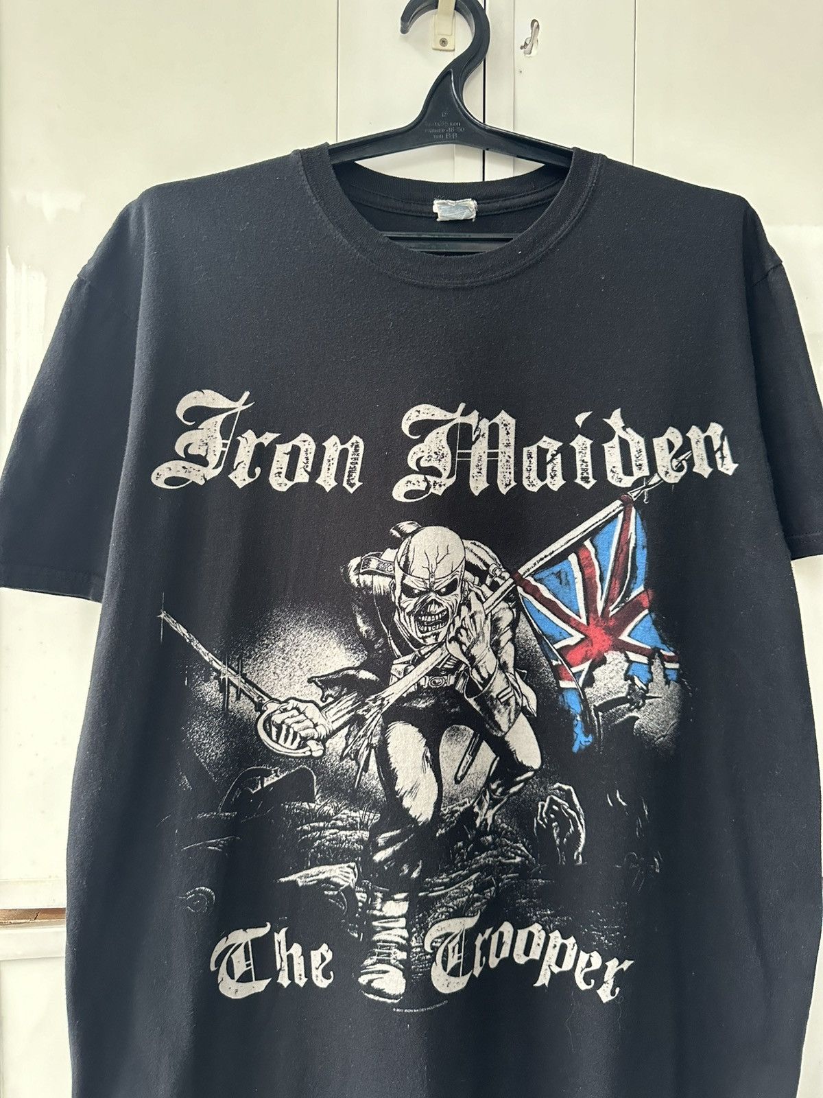 Vintage Vintage Iron Maiden T-shirt “The crooper” Print Size US L / EU 52-54 / 3 - 8 Thumbnail